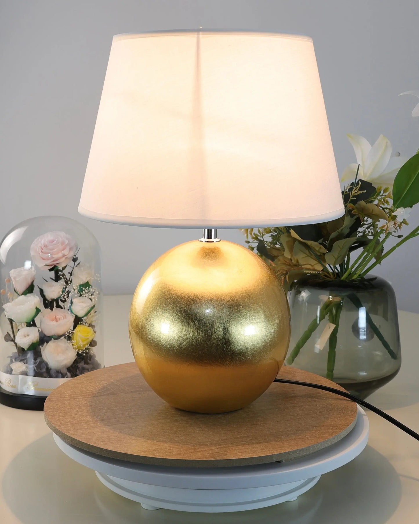 lampe sphère Bol brillant
