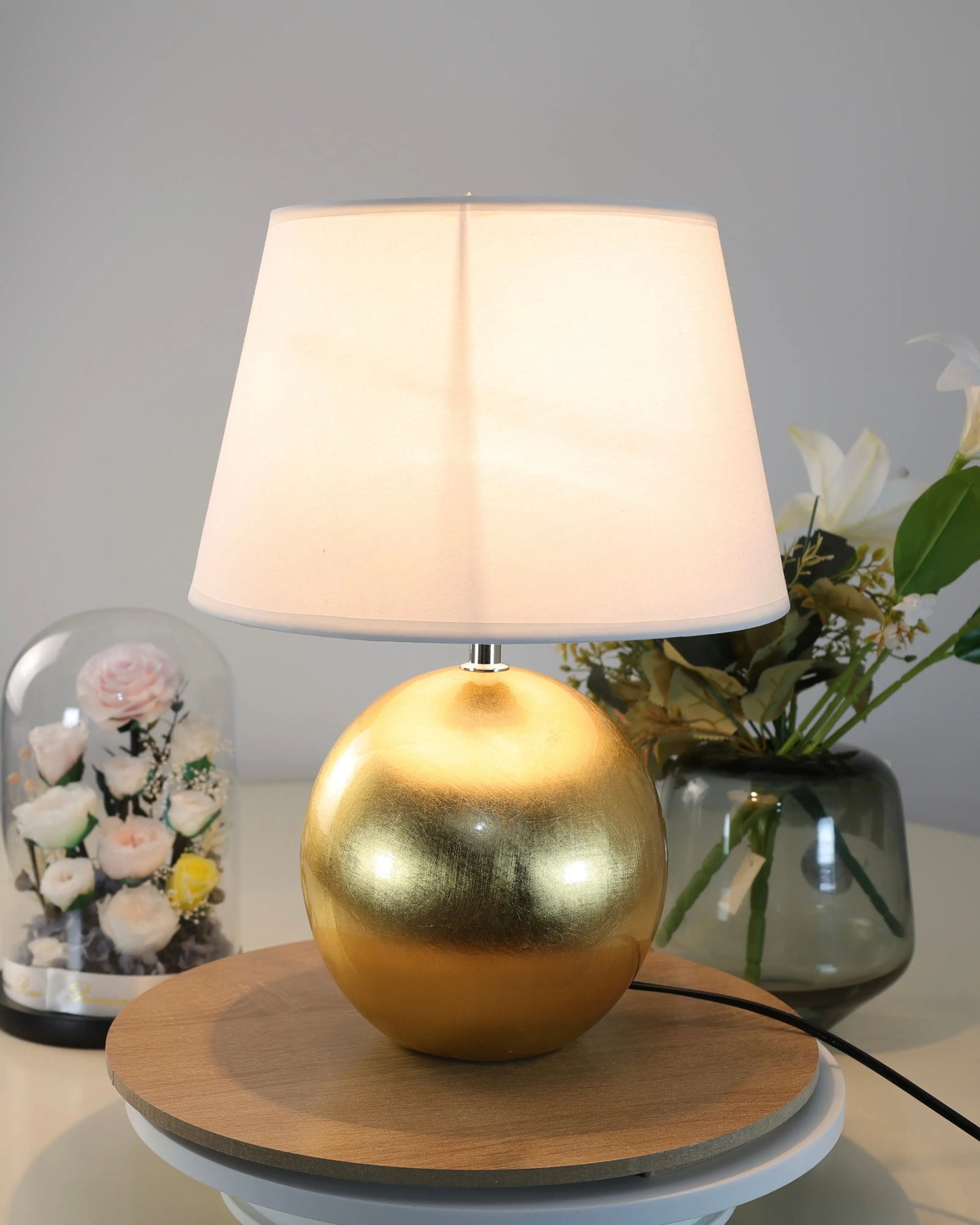 lampe sphère Bol brillant