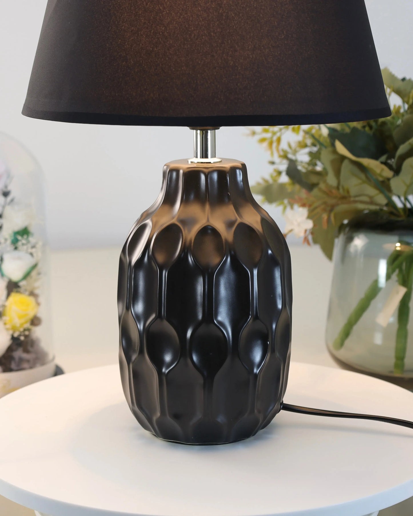 lampes en forme structuré Bol brillant