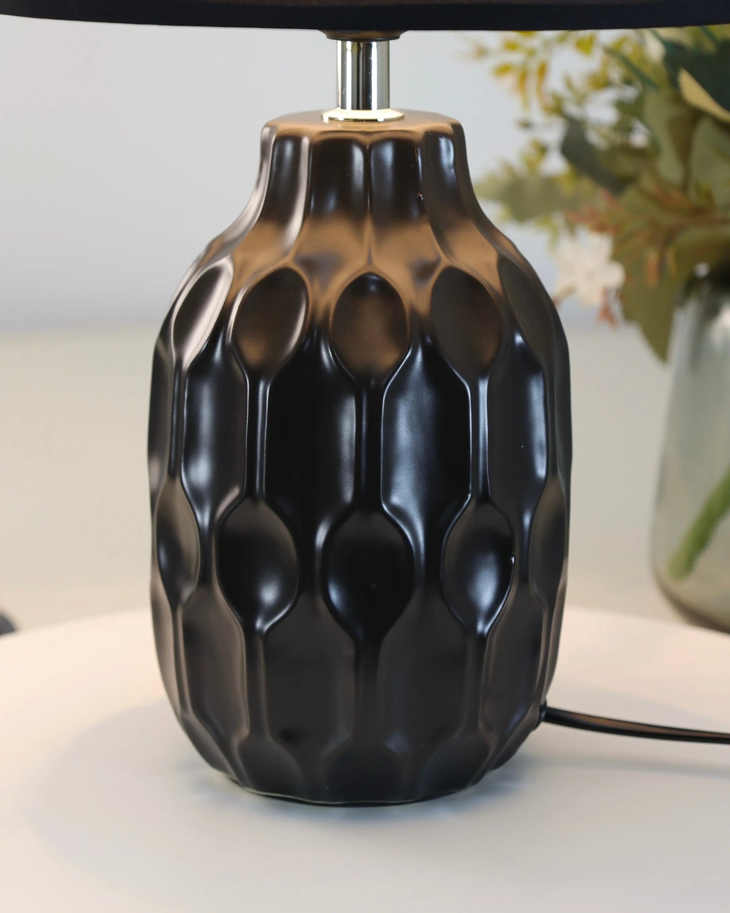 lampes en forme structuré Bol brillant