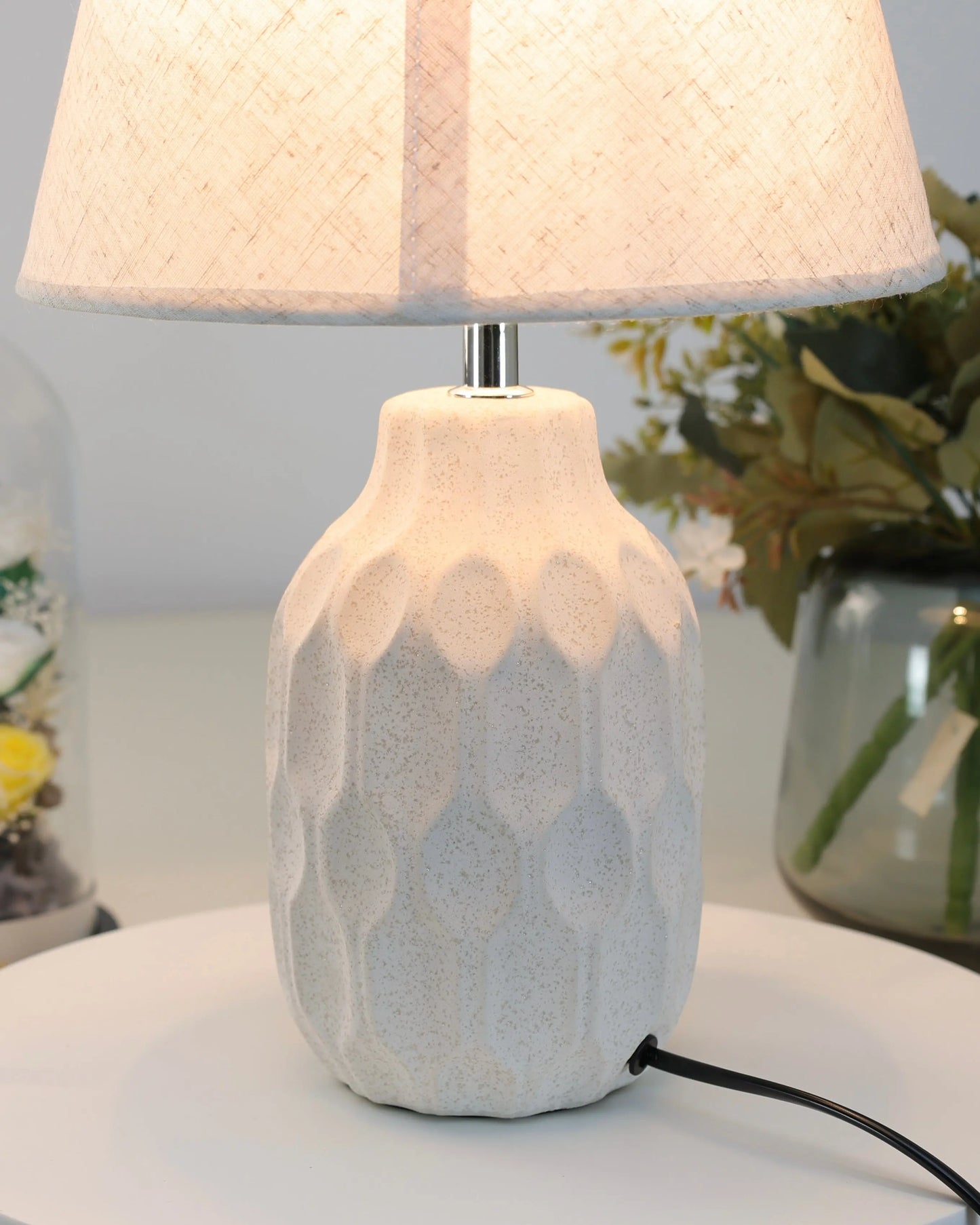 lampes en forme structuré Bol brillant