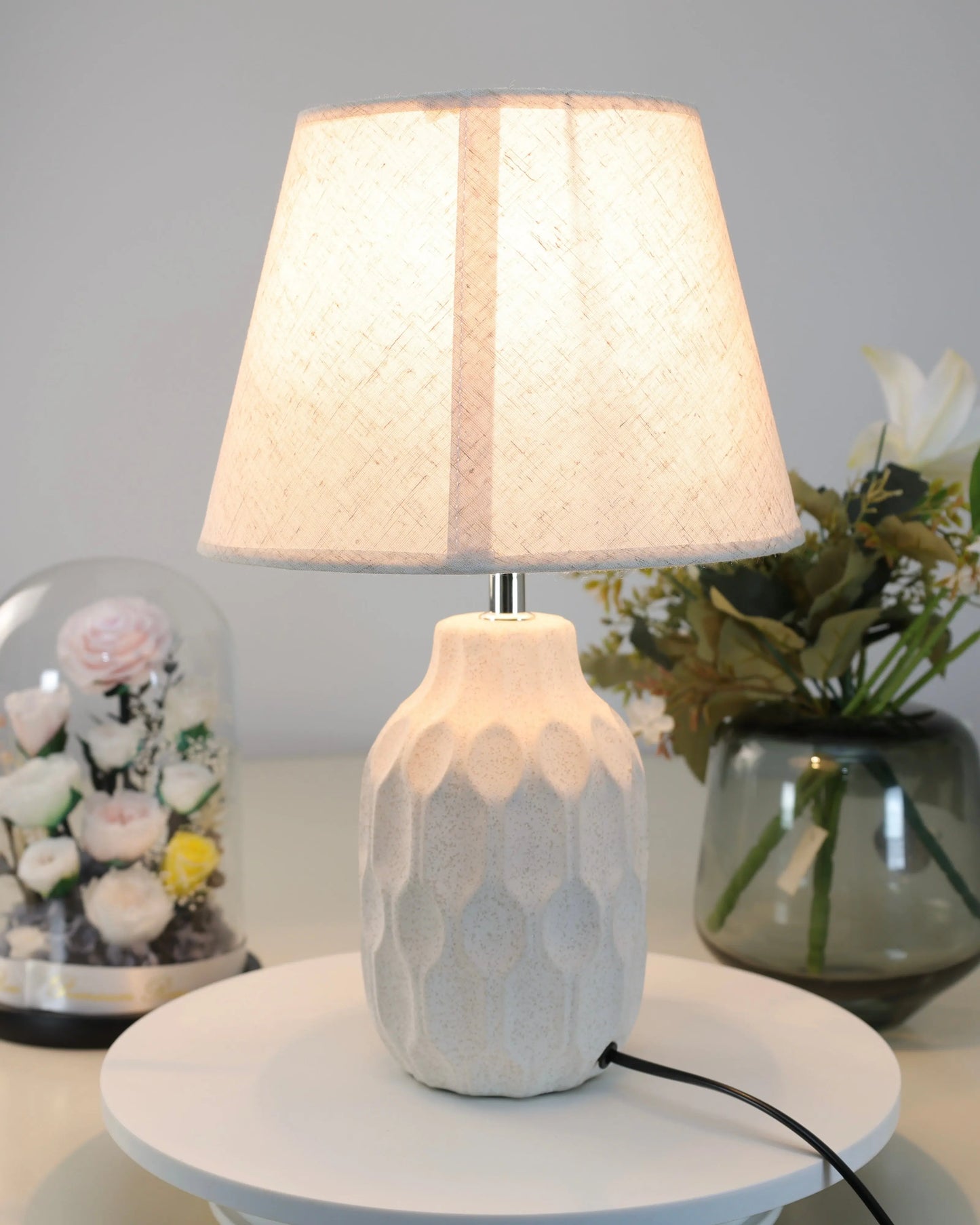 lampes en forme structuré Bol brillant