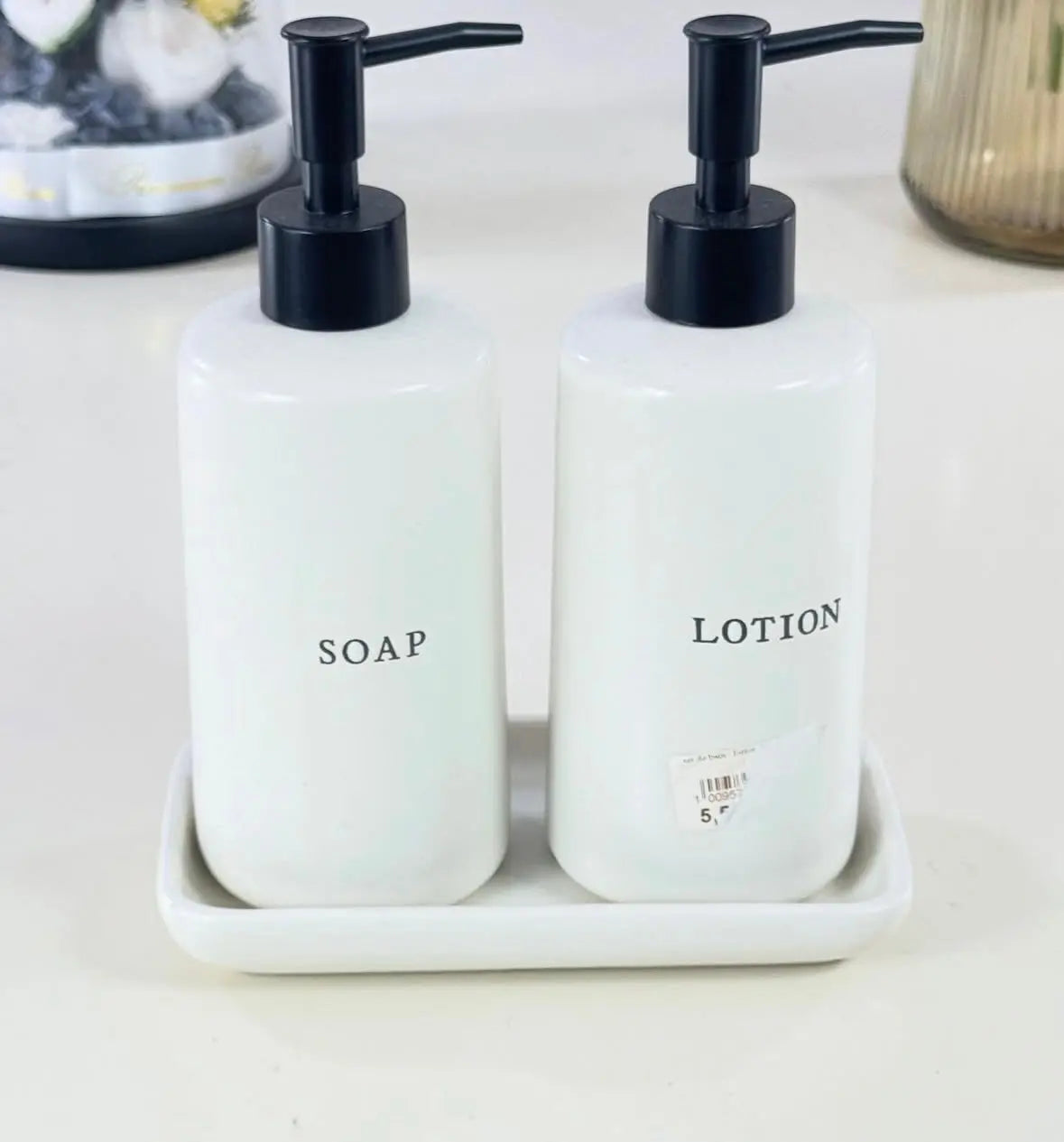 Set de bain lotion and soap Bol brillant