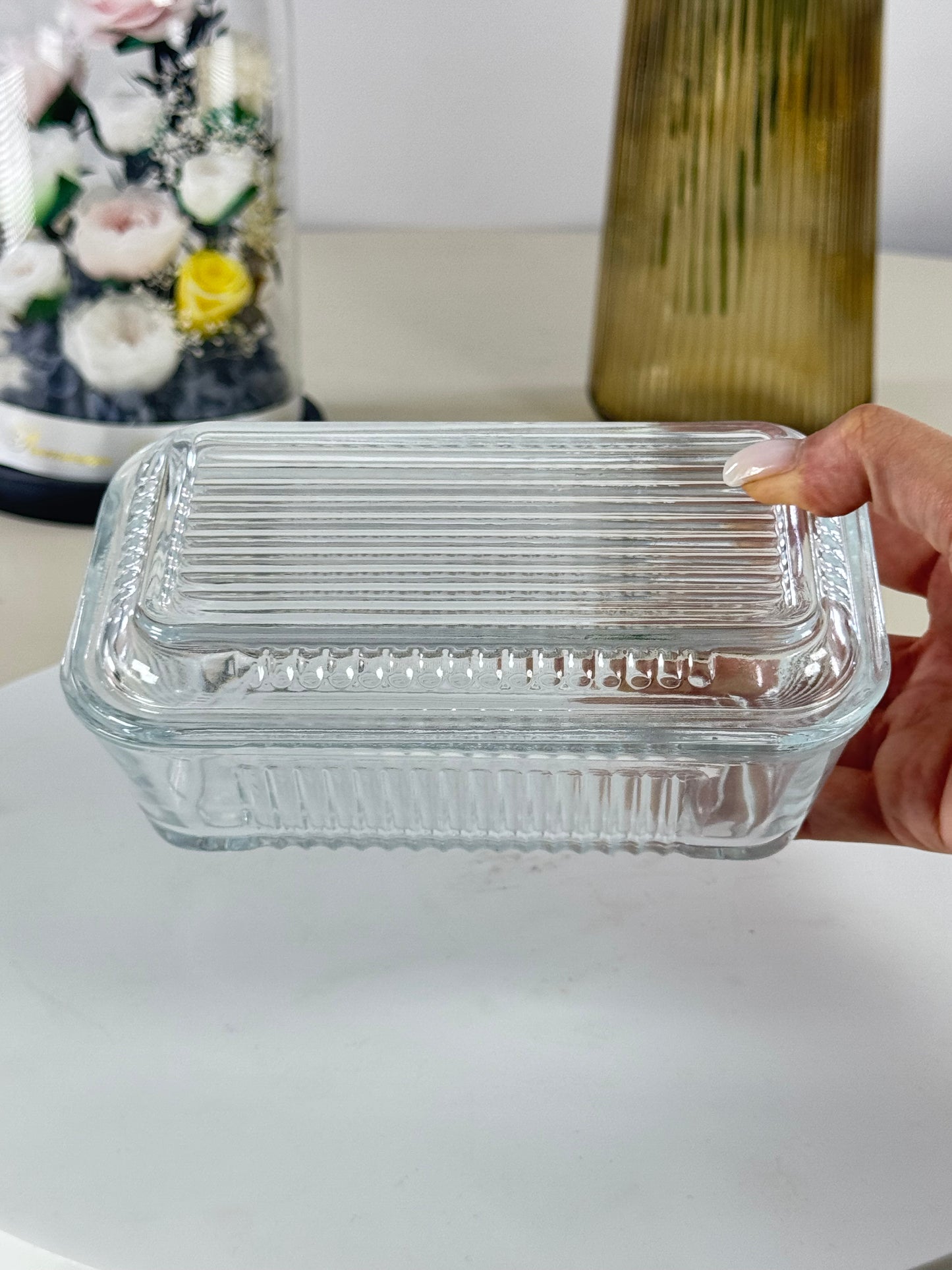 Beurrier transparent Bol brillant