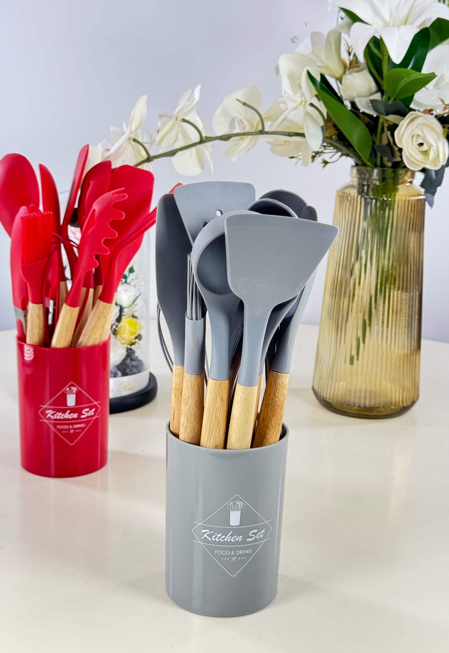 Service a spatules 12 pièces Bol brillant