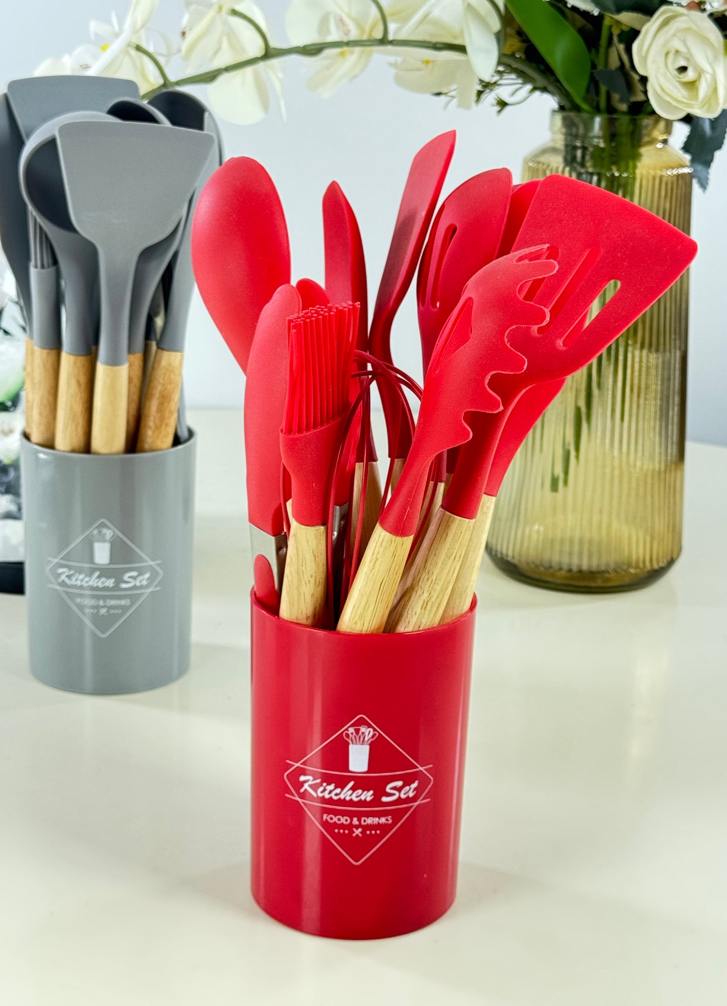 Service a spatules 12 pièces Bol brillant