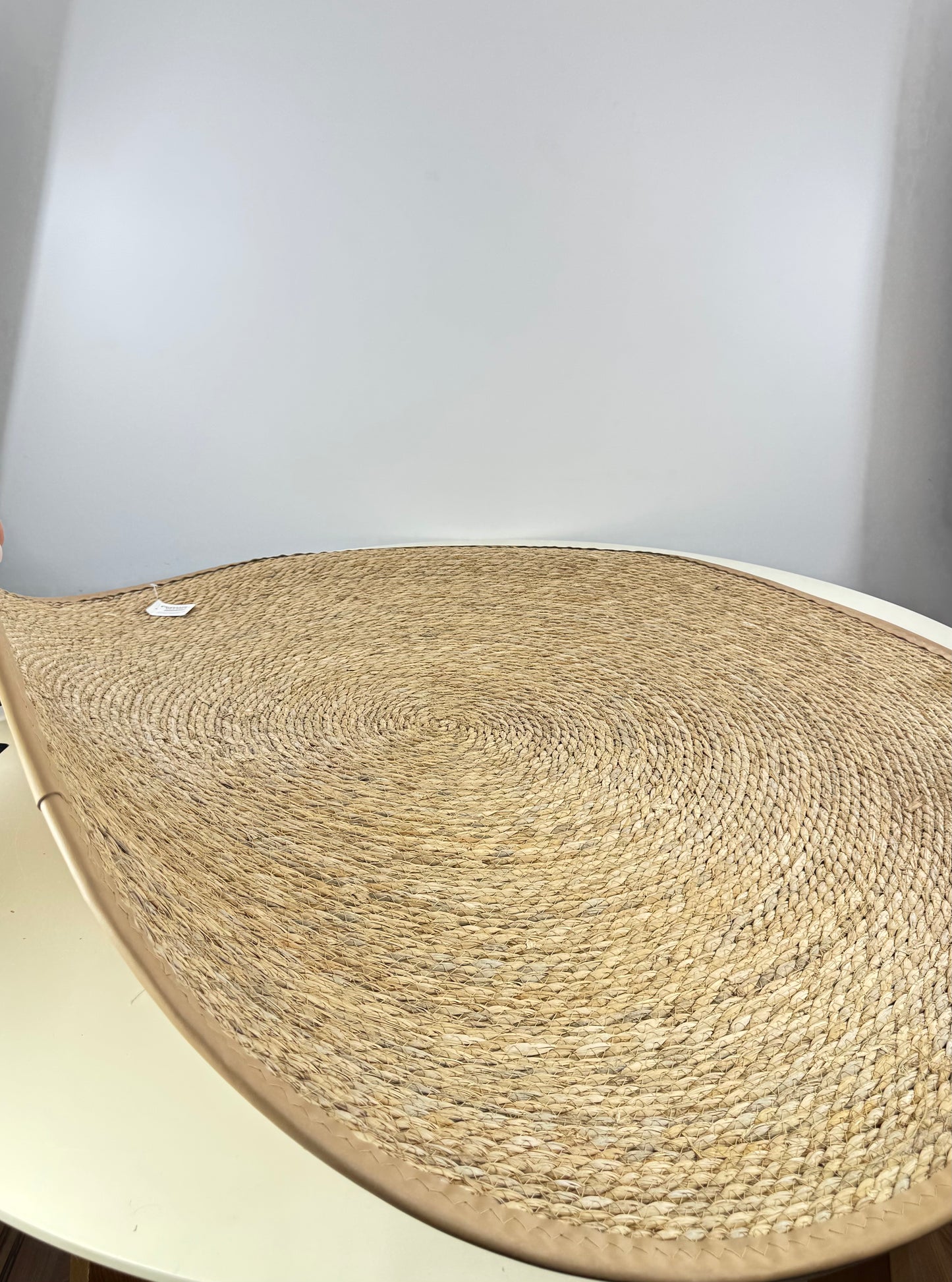 Tapis rond simple Bol brillant