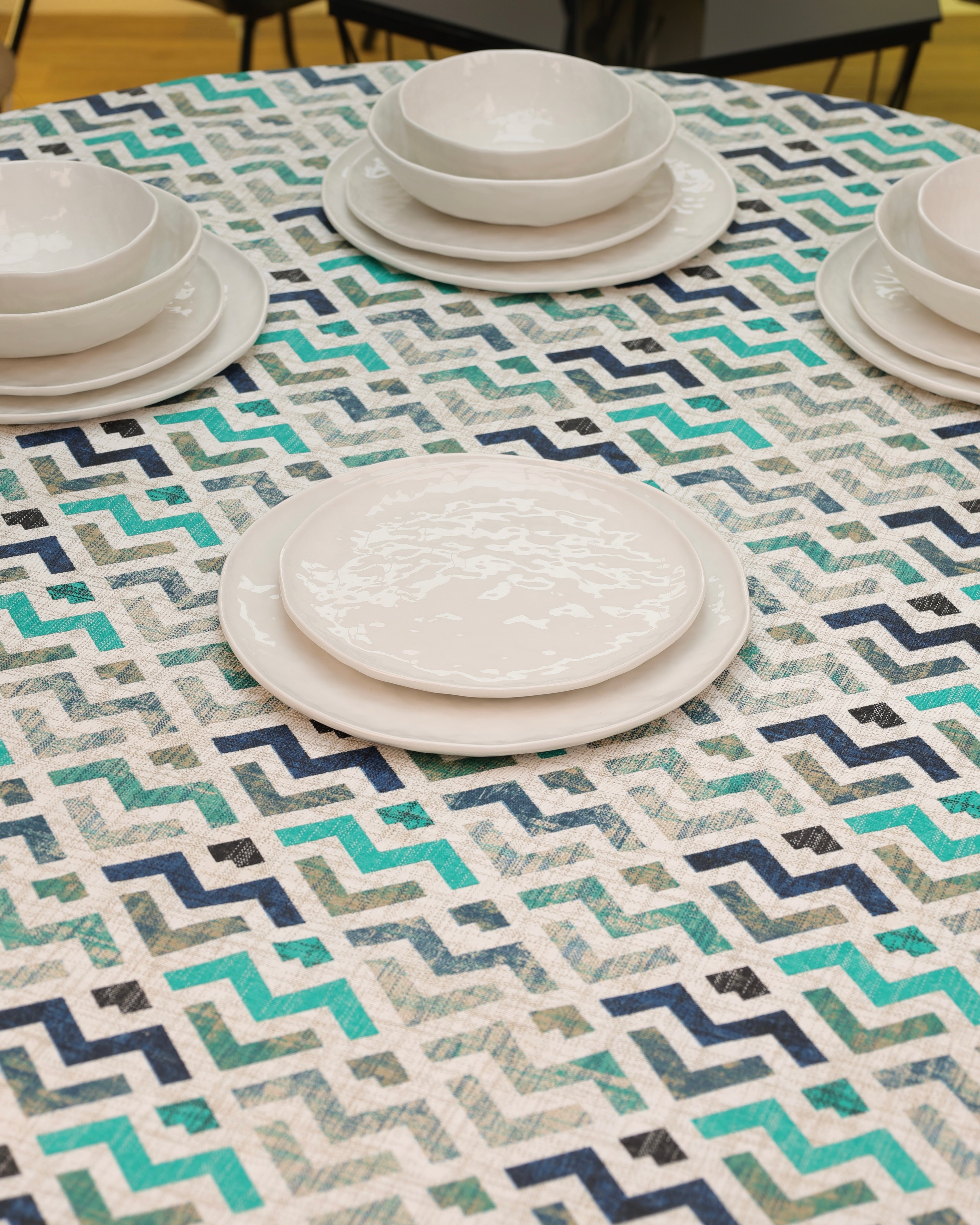 Service en Céramique Blanc – 24 Pièces