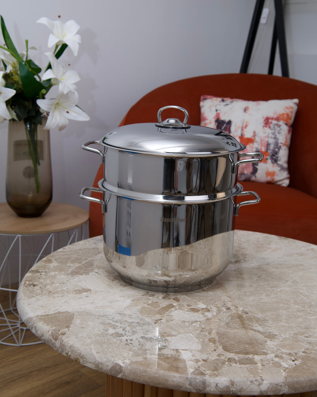 Couscoussier en acier inoxydable 18/10