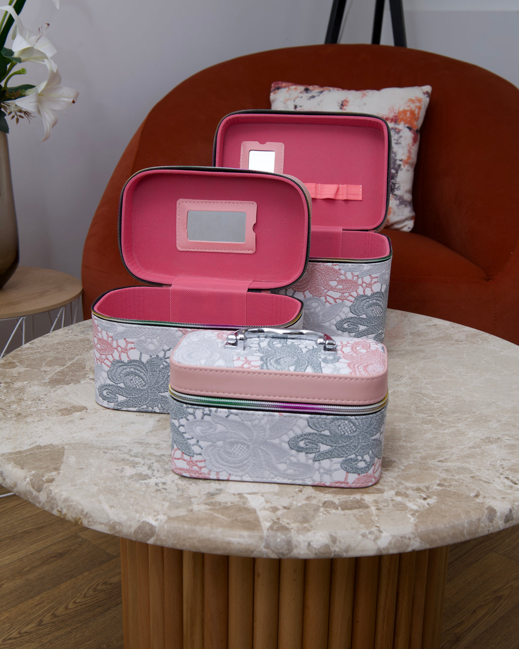 Boîte à bijoux 3 pièces