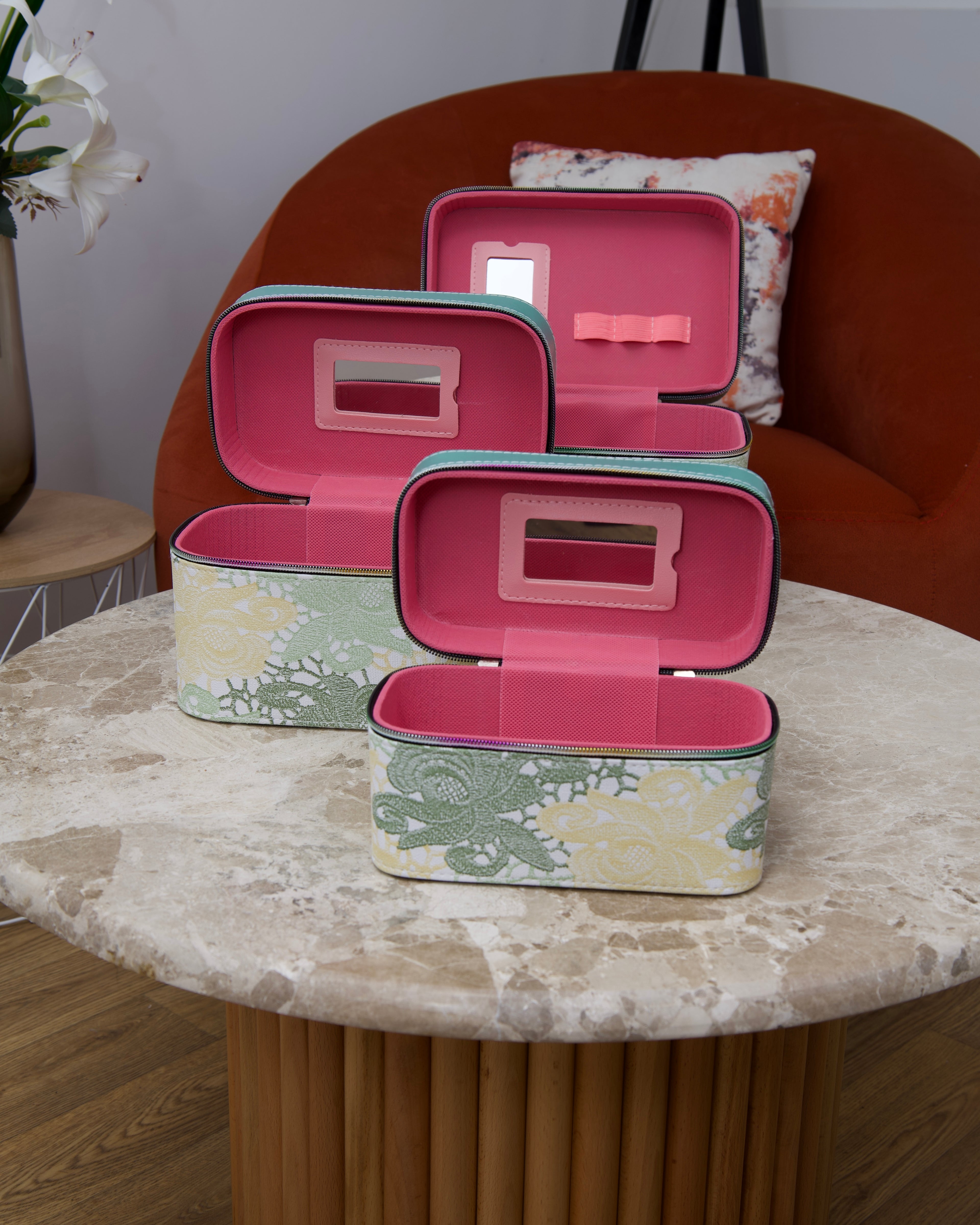 Boîte à bijoux 3 pièces