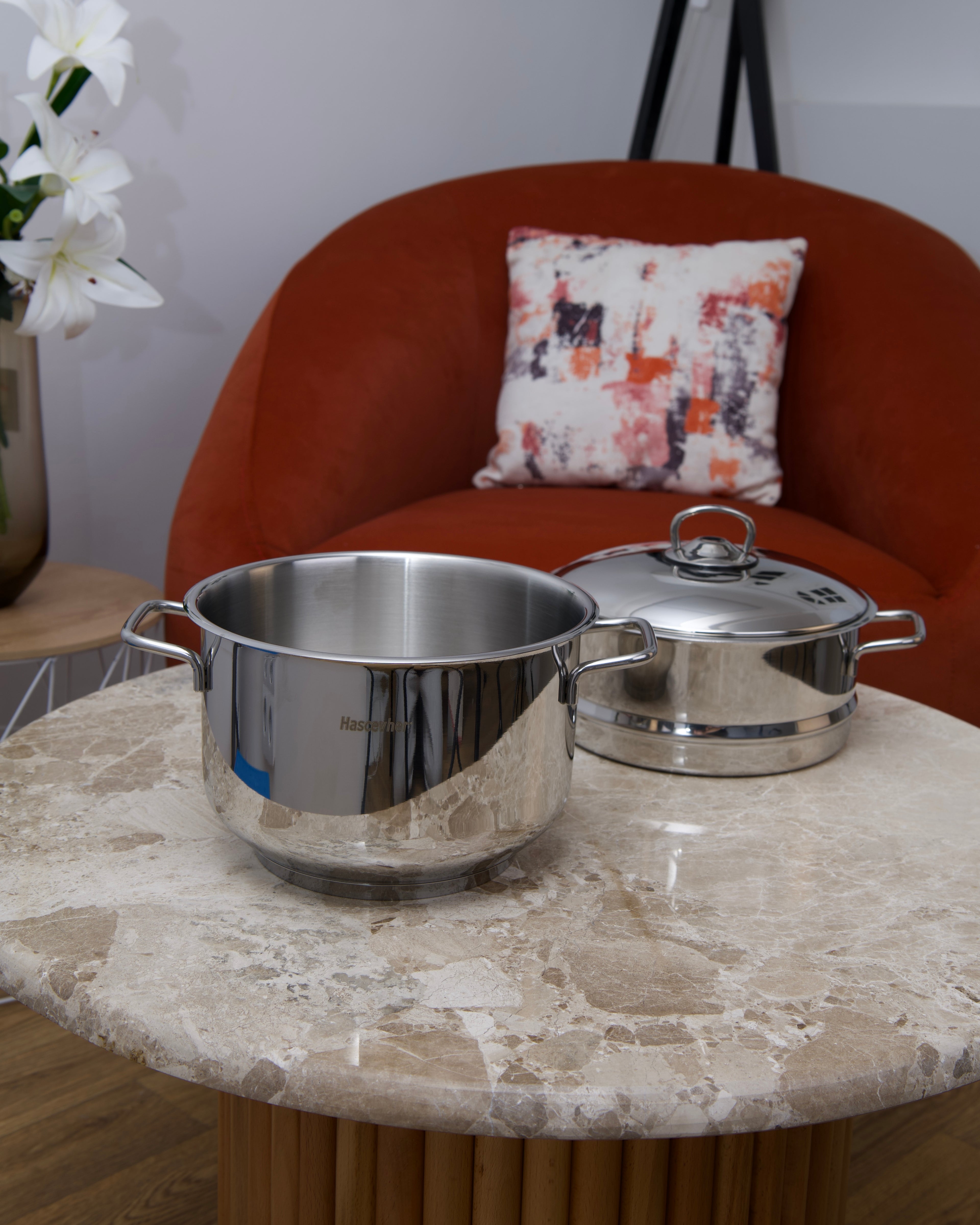 Couscoussier en acier inoxydable 18/10