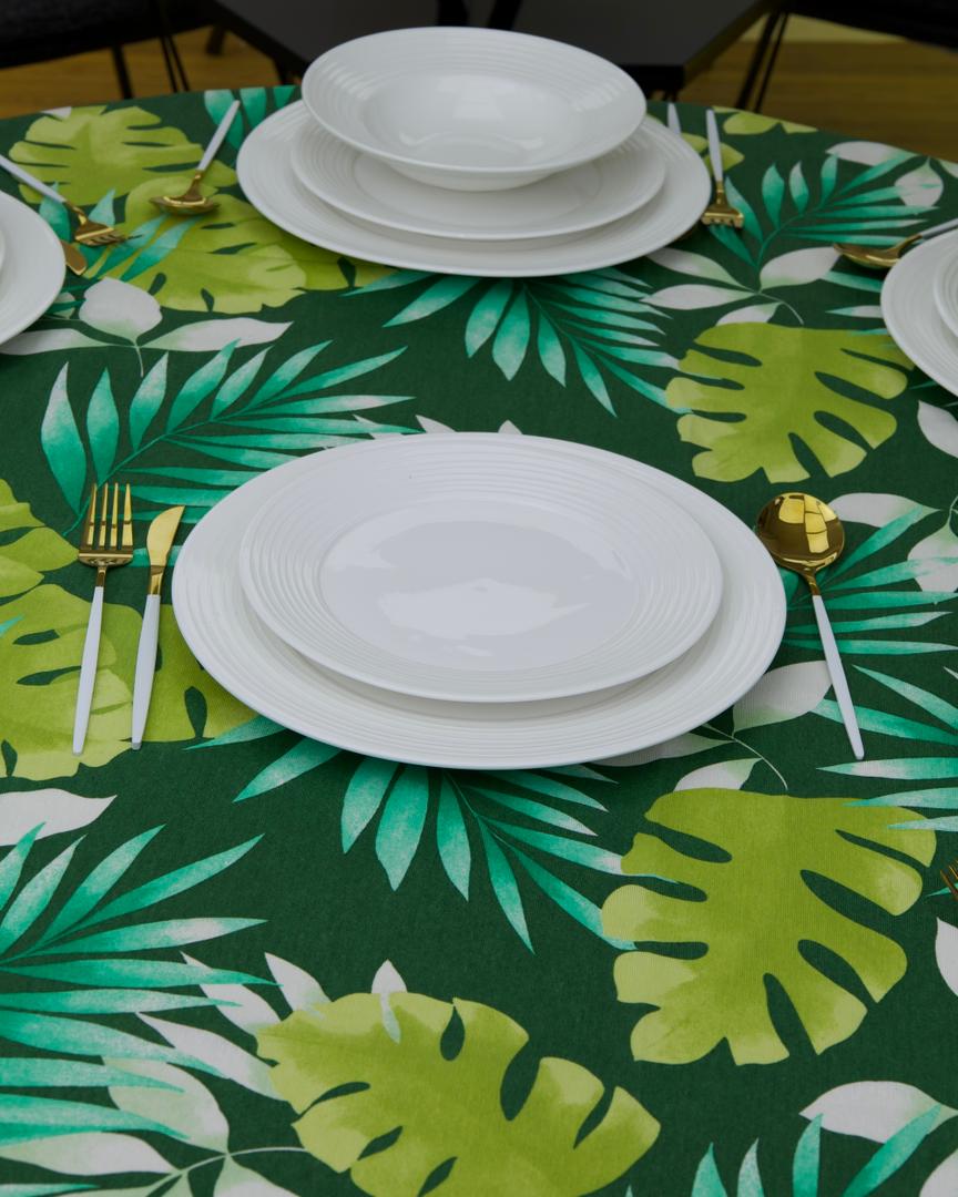 Service de Table en Porcelaine – 21 Pièces/ traits horizontaux