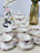 Service à café au lait 15 pièces Bol brillant