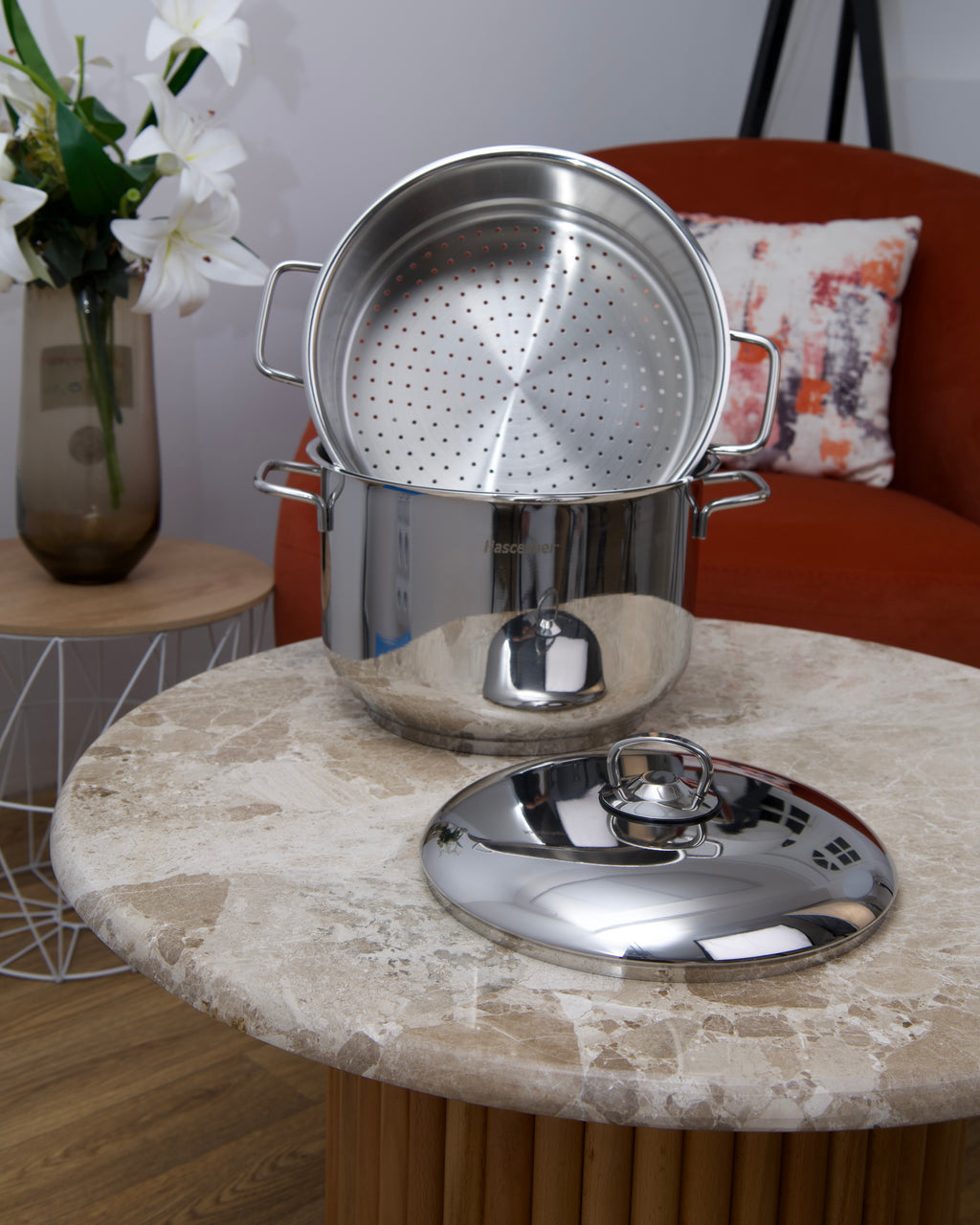 Couscoussier en acier inoxydable 18/10