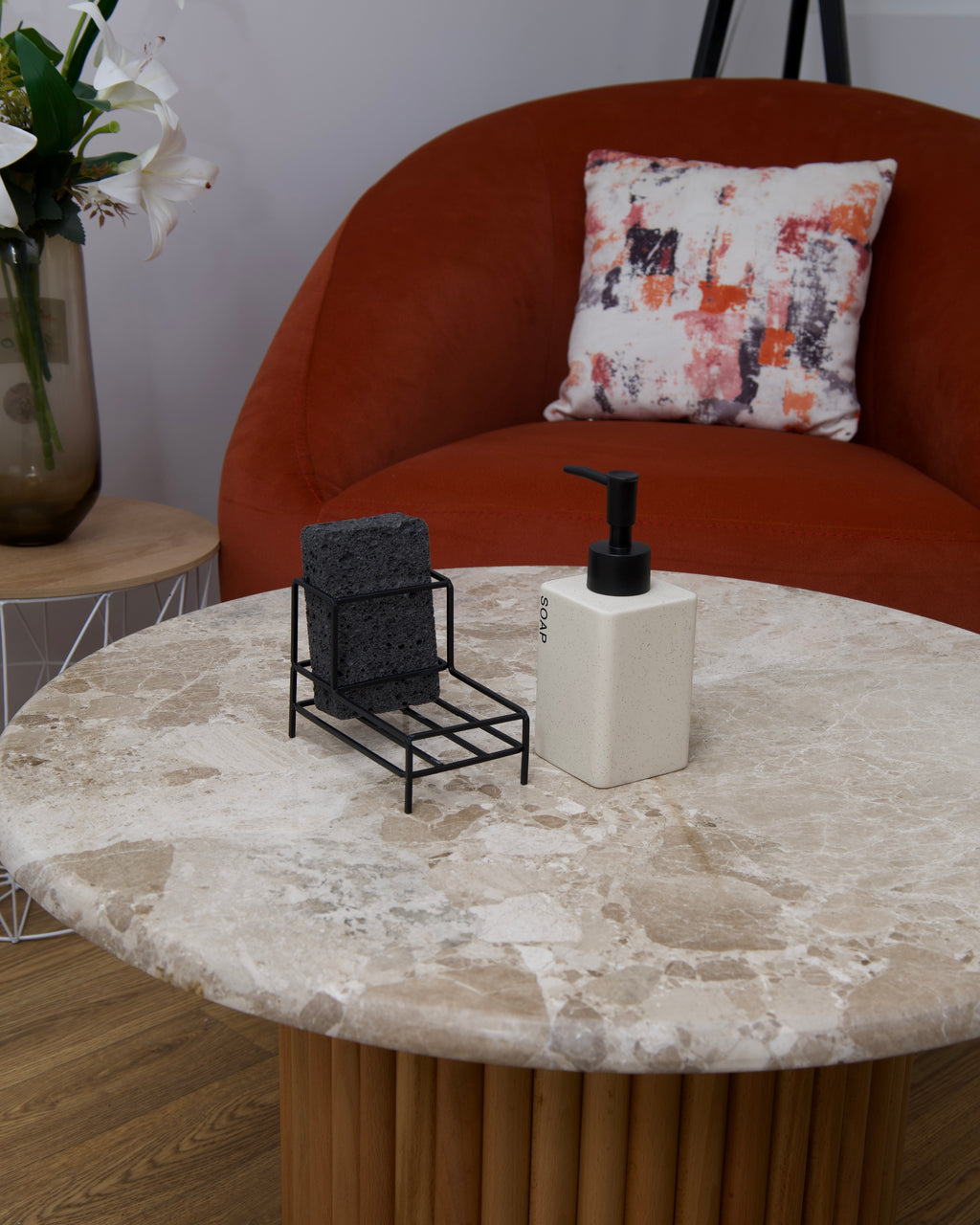 Distributeur de Liquide Vaisselle avec support