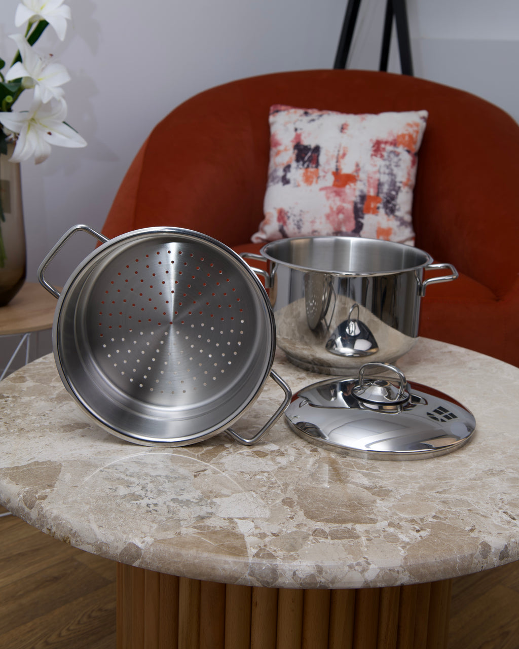 Couscoussier en acier inoxydable 18/10