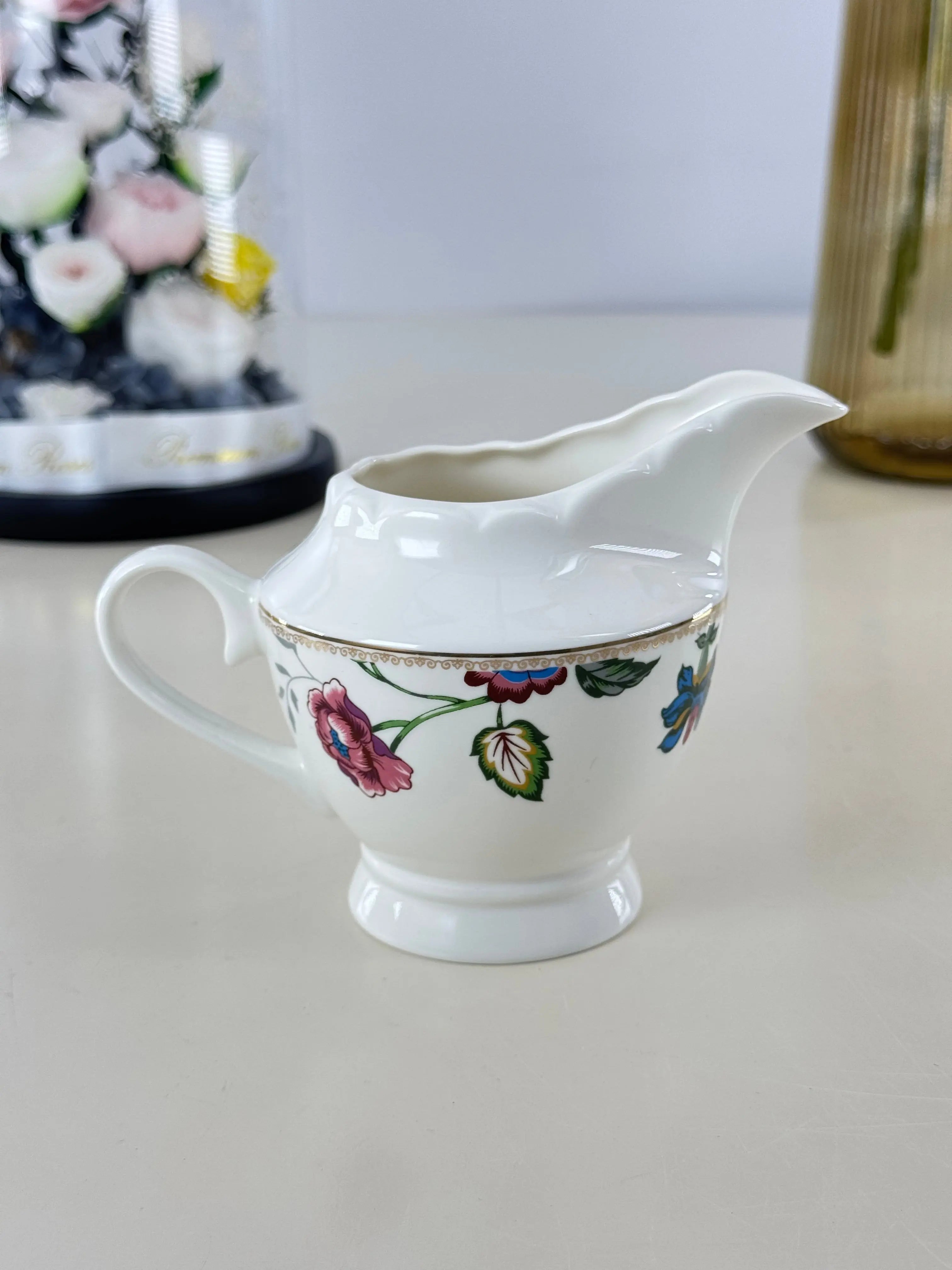 Service à café au lait 15 pièces Bol brillant