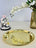 Plateau doré en inox 40cm Bol brillant