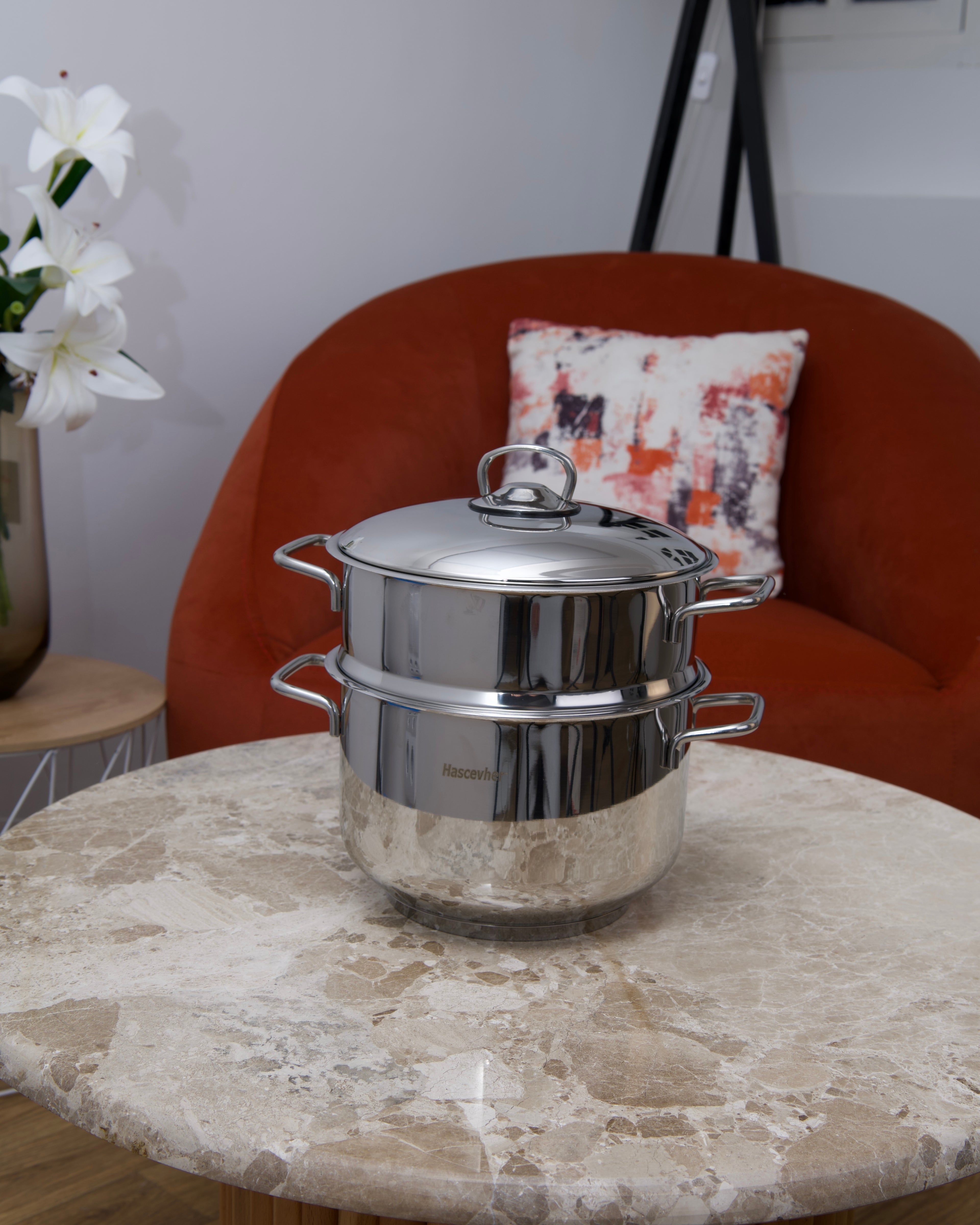 Couscoussier en acier inoxydable 18/10