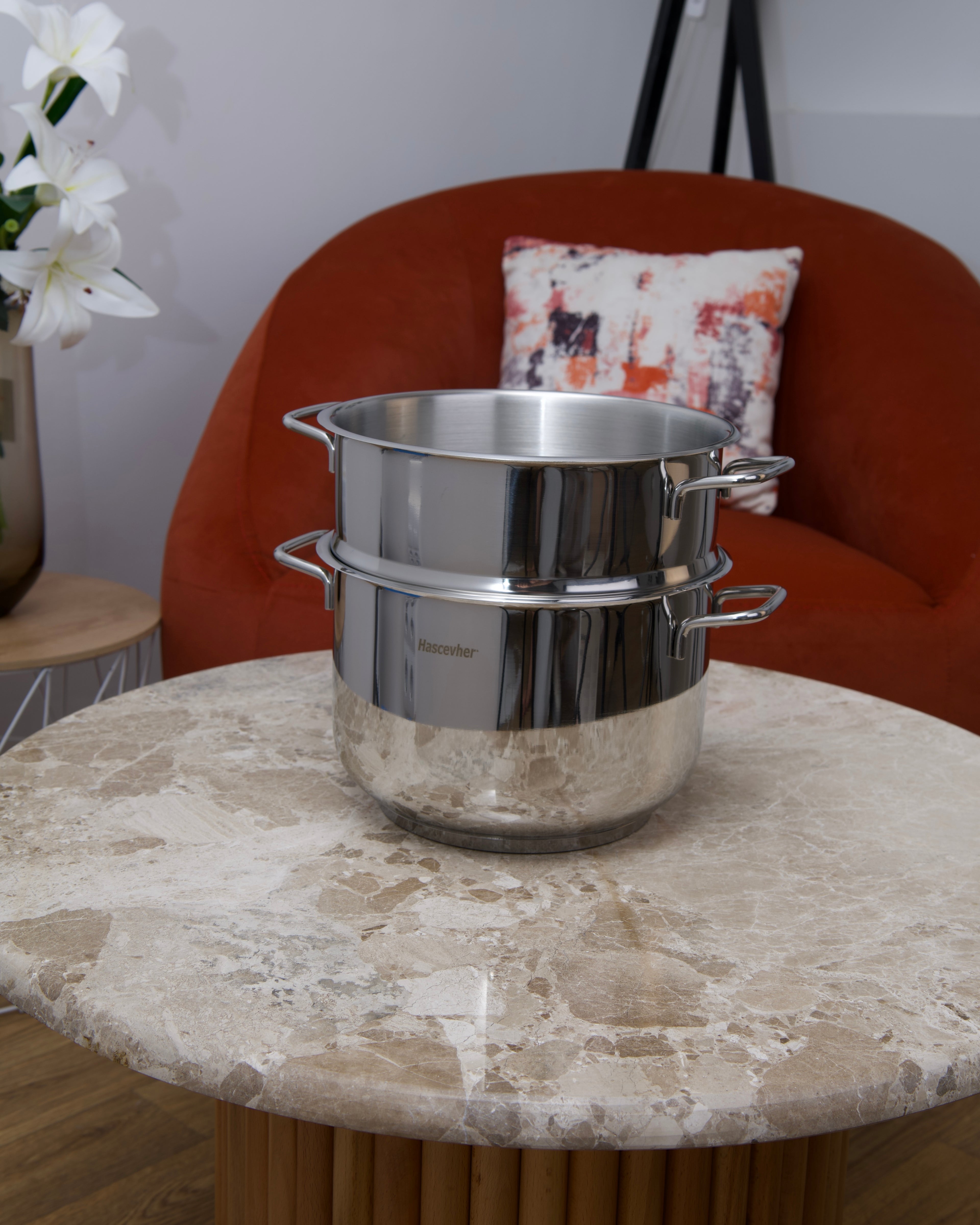 Couscoussier en acier inoxydable 18/10