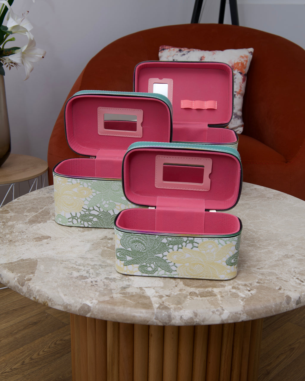 Boîte à bijoux 3 pièces