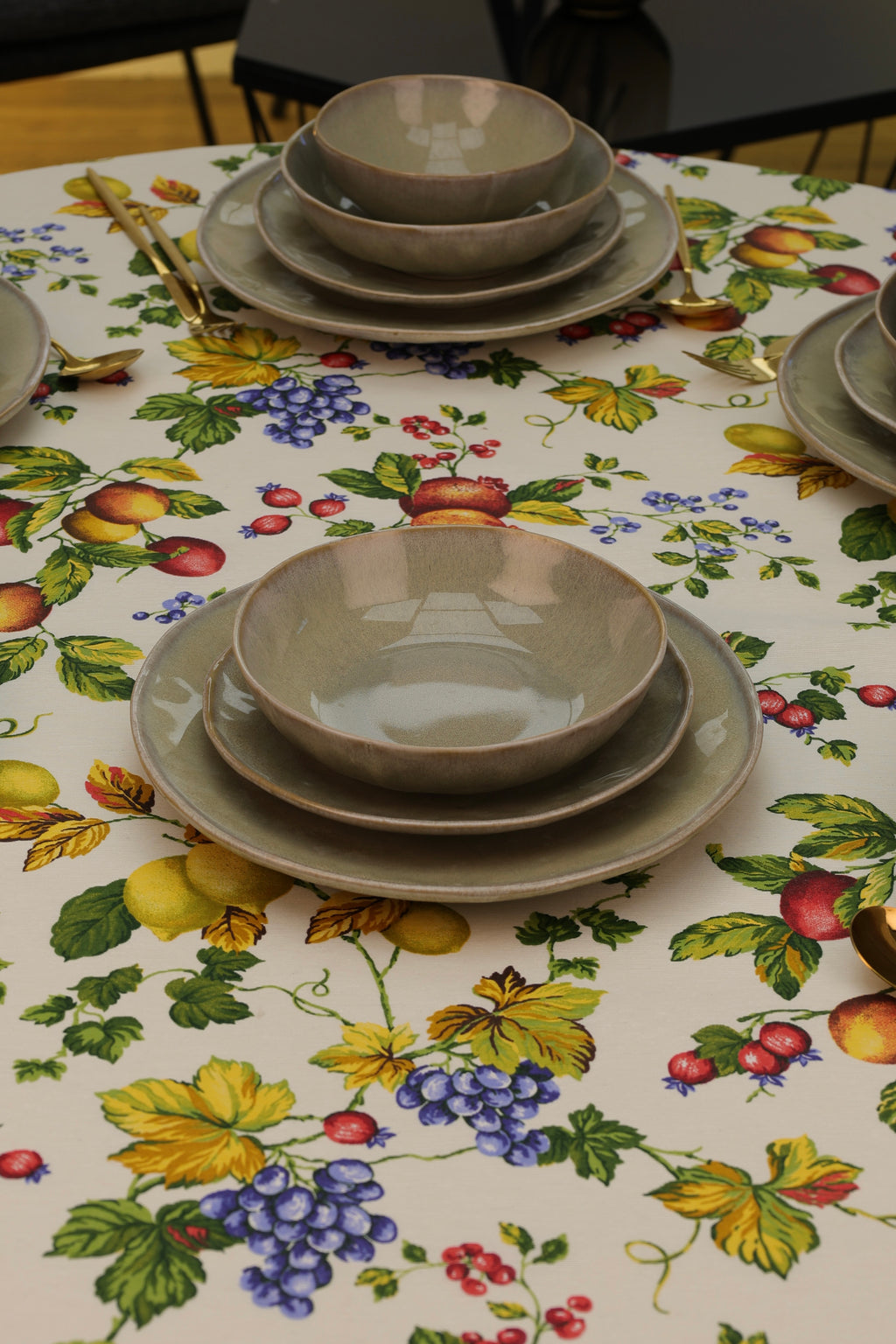 Service en céramique 24 pièces – Beige Sauge