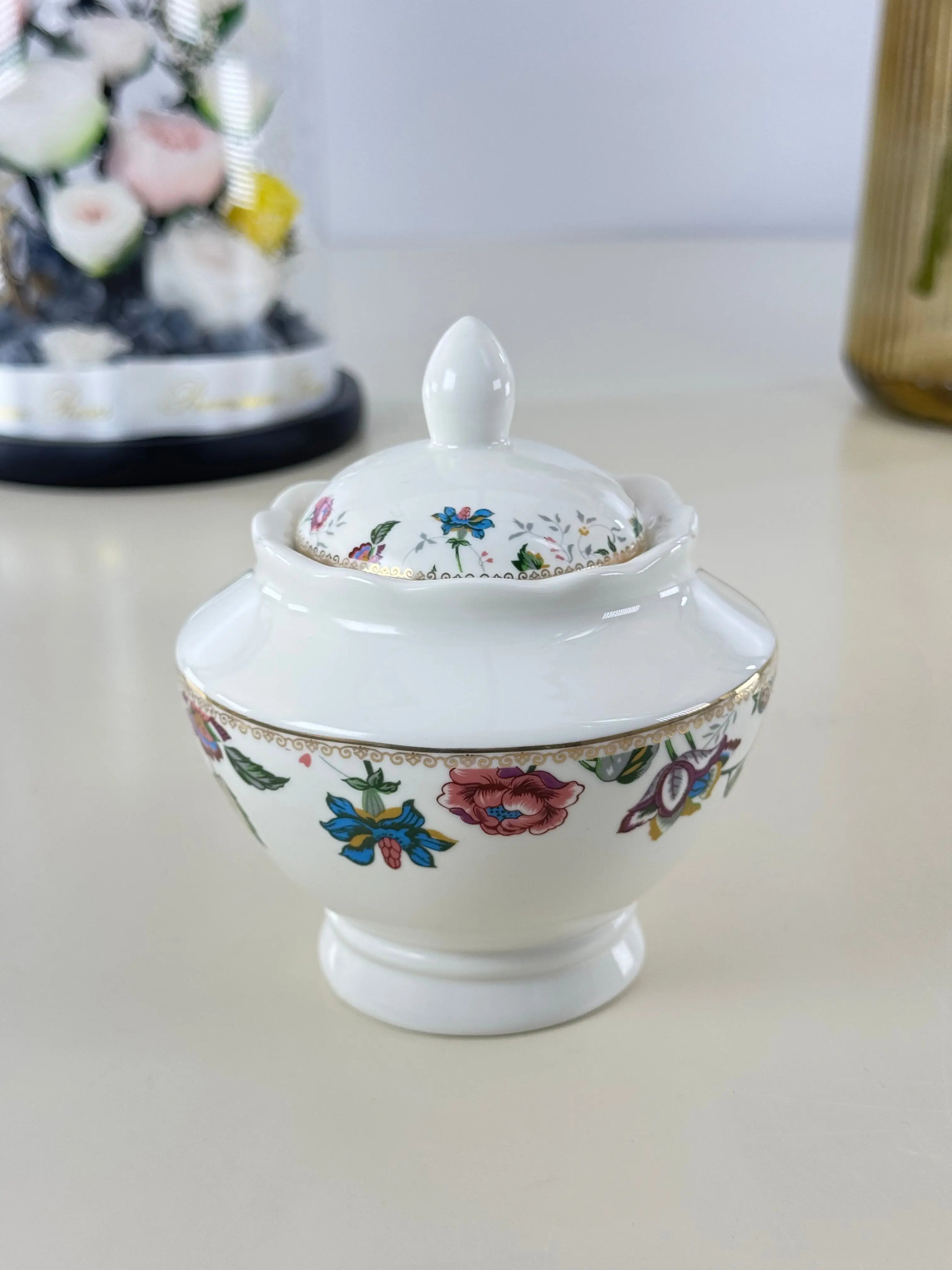 Service à café au lait 15 pièces Bol brillant