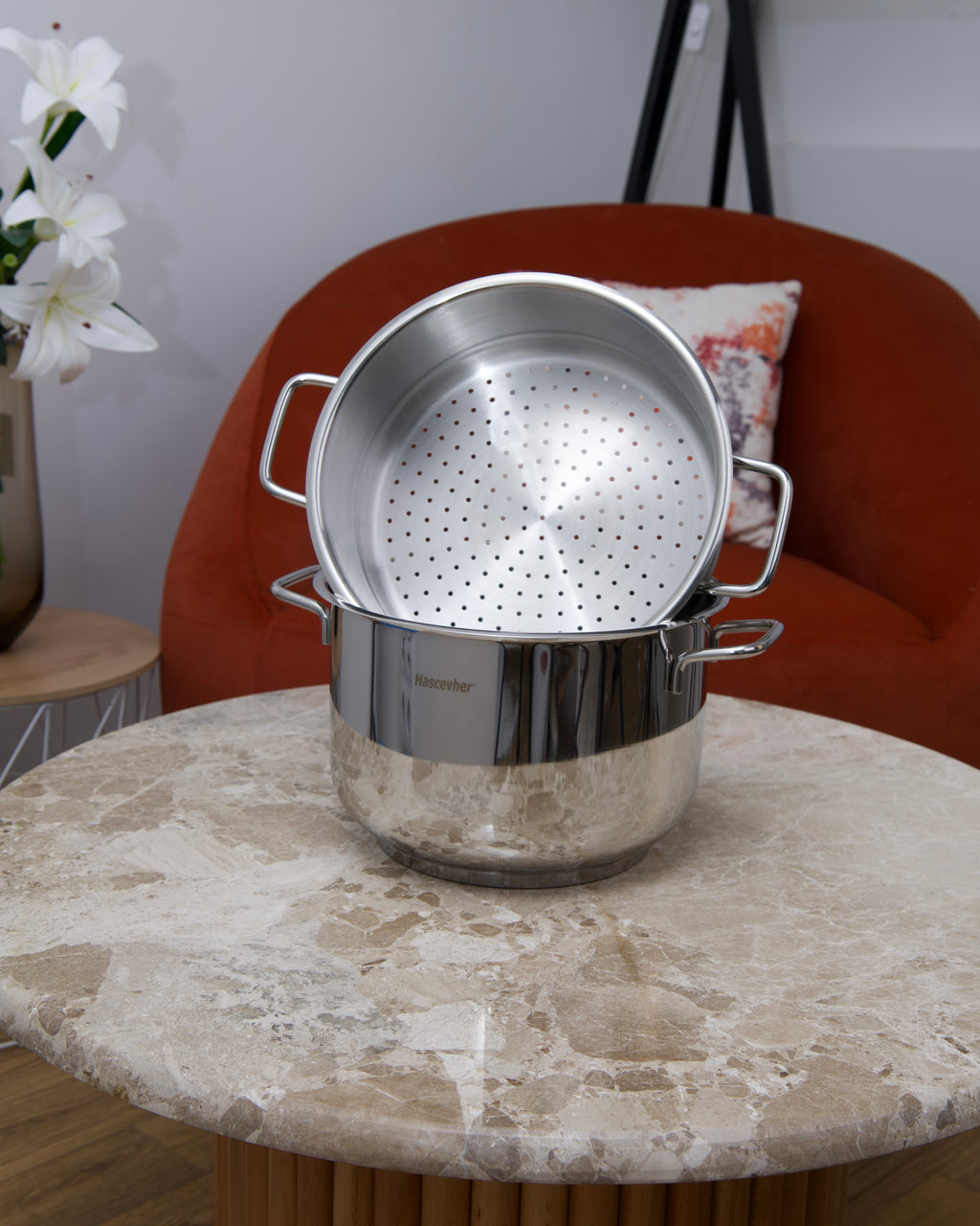 Couscoussier en acier inoxydable 18/10