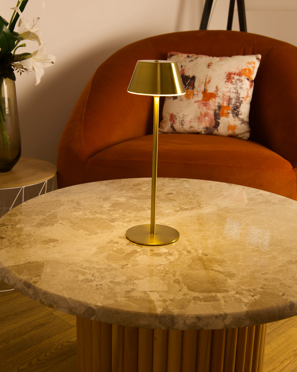 Lampe en métal tactile – 2 modèles