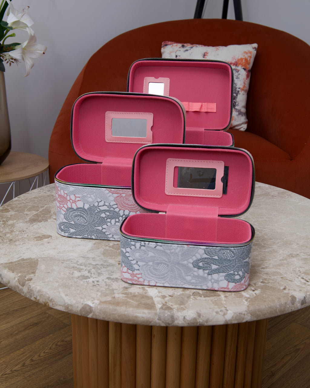 Boîte à bijoux 3 pièces