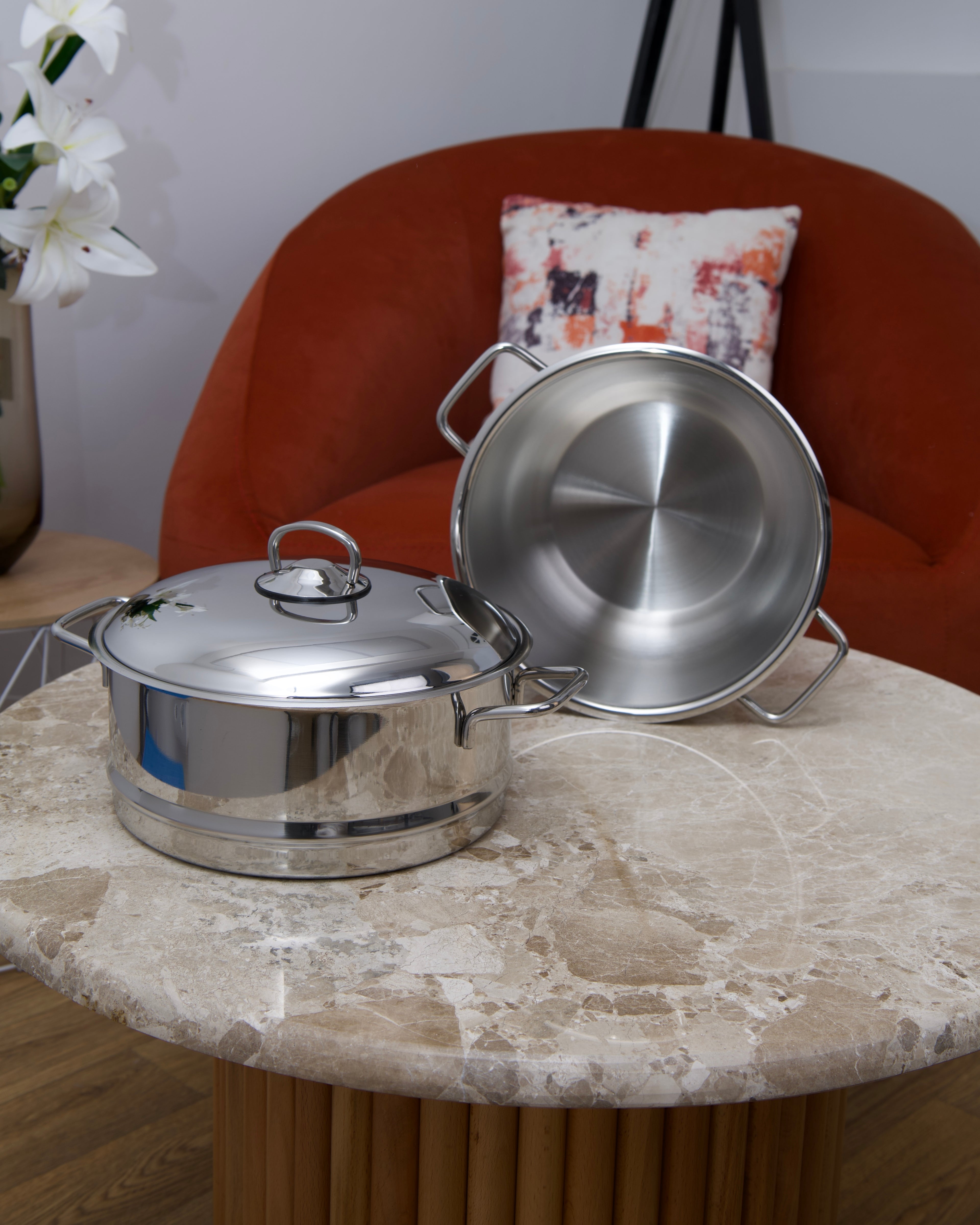 Couscoussier en acier inoxydable 18/10