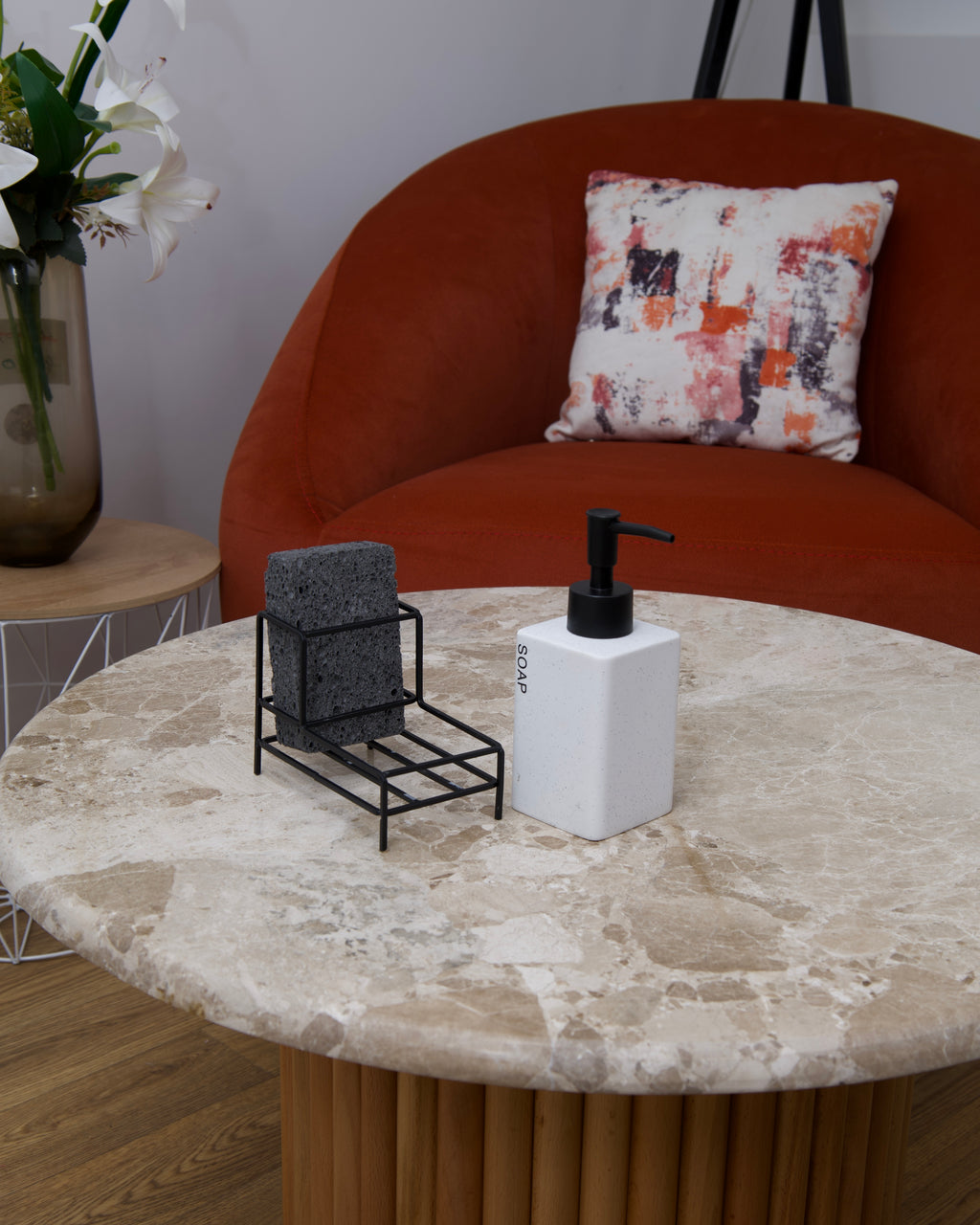 Distributeur de Liquide Vaisselle avec support