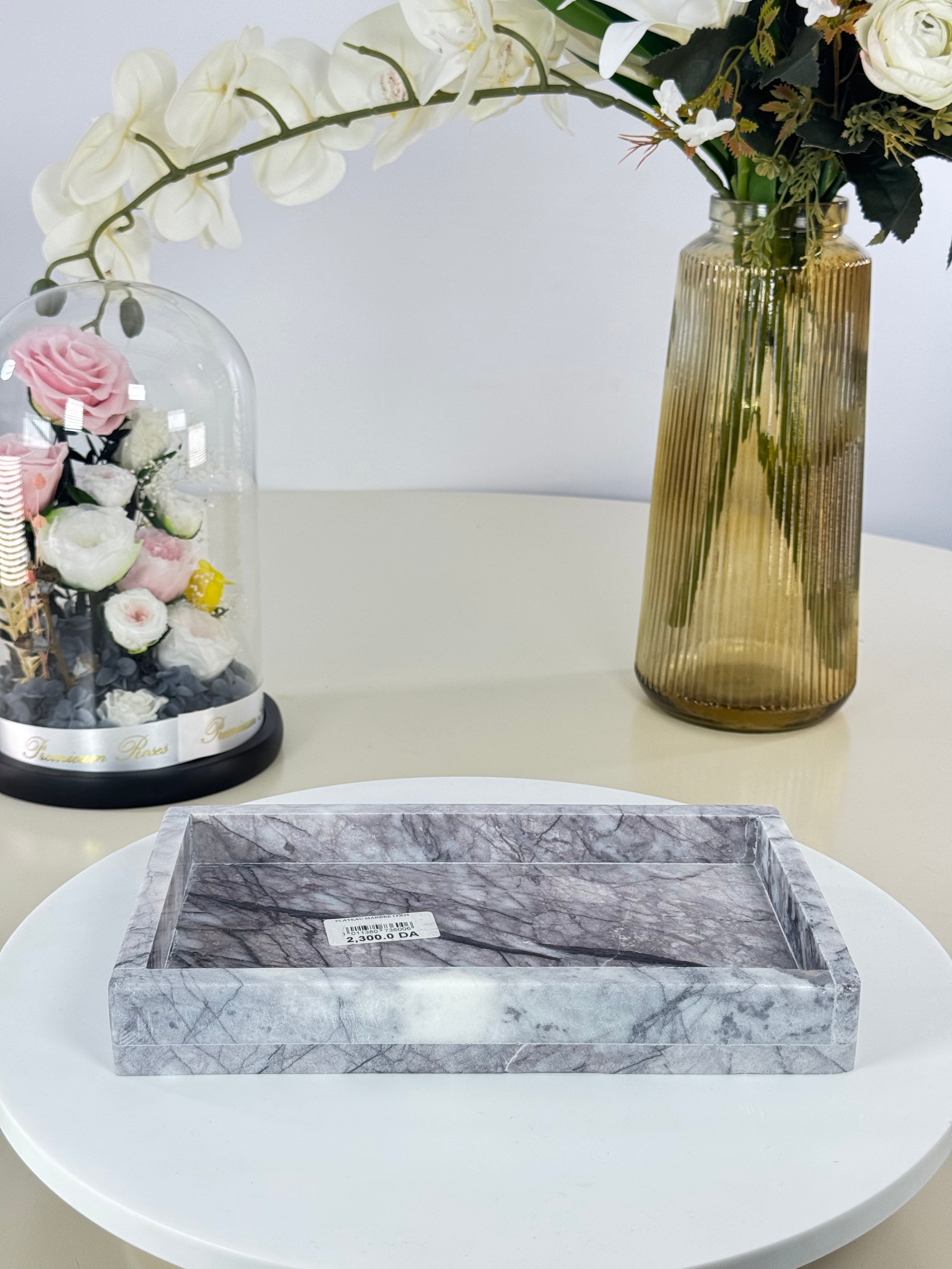 Plateaux en marbre naturel Bol brillant