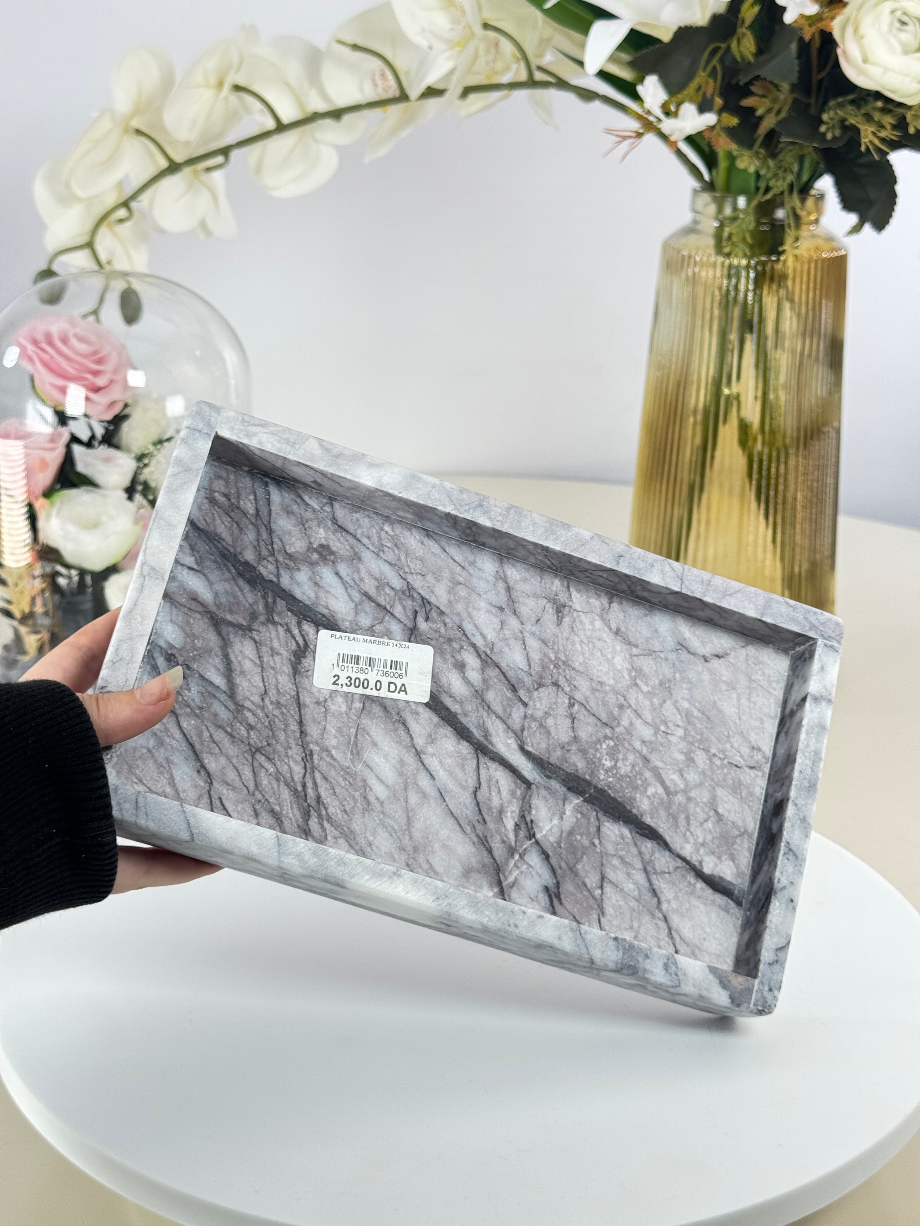 Plateaux en marbre naturel Bol brillant