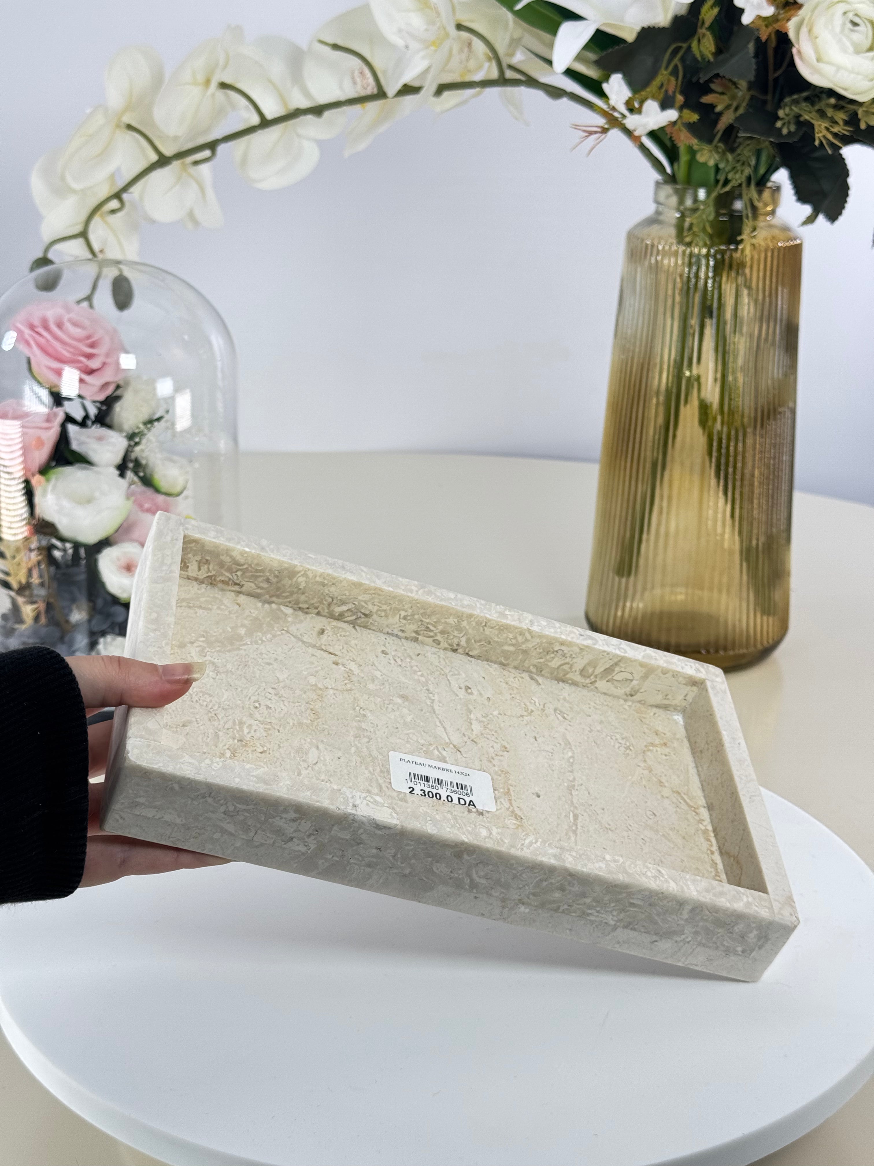 Plateaux en marbre naturel Bol brillant