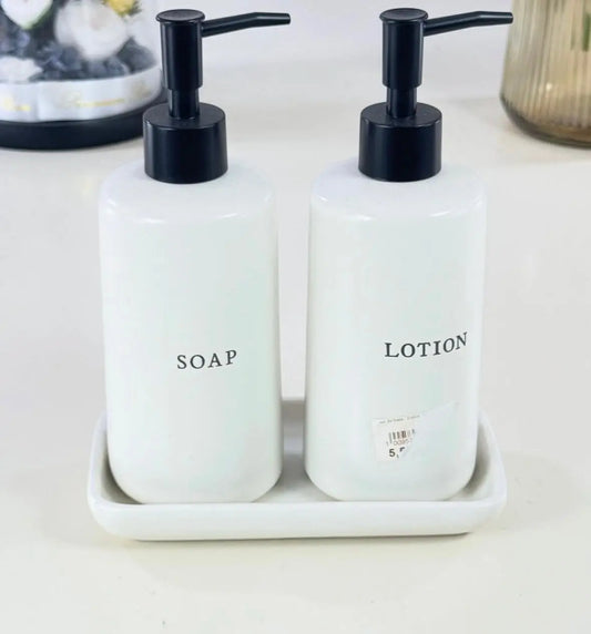 Set de bain lotion and soap Bol brillant