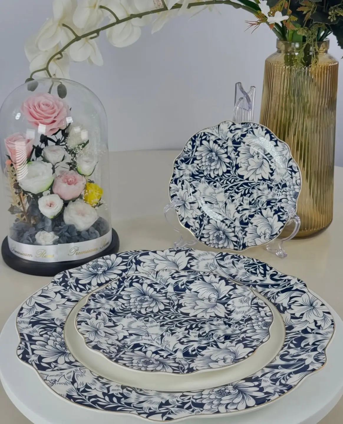 Service à gâteau Bol brillant