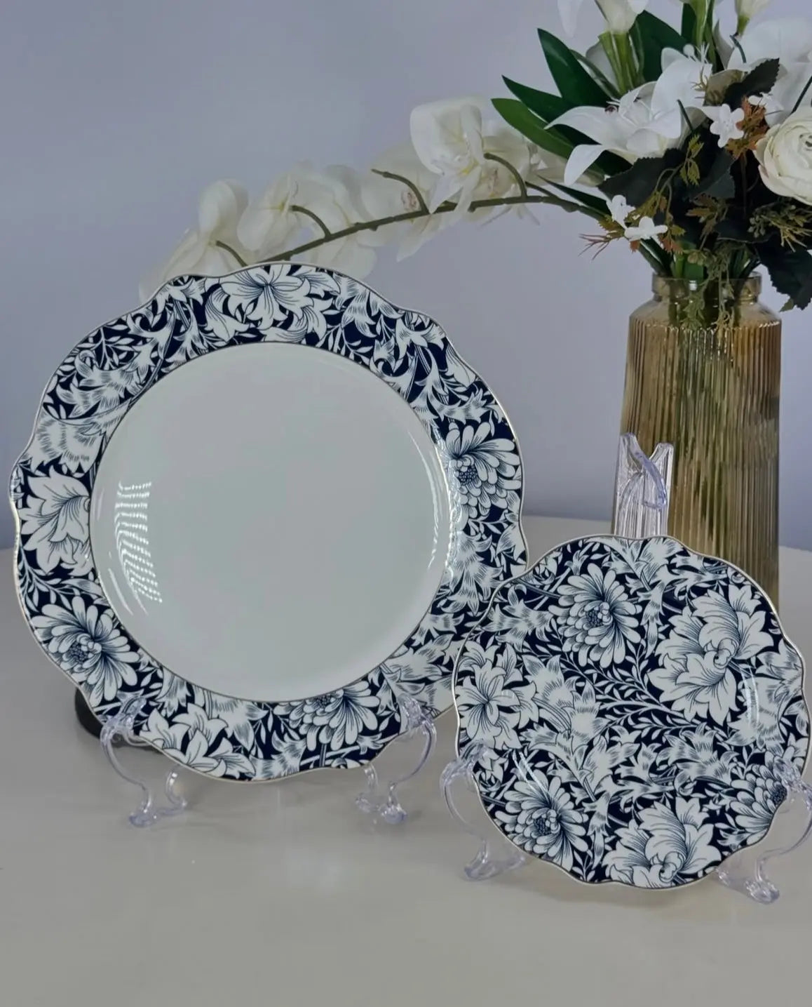 Service à gâteau Bol brillant