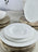 Service de table blanc 21 pièces Bol brillant