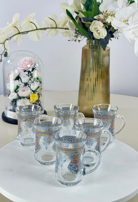 Set de 6 verres à thé Bol brillant