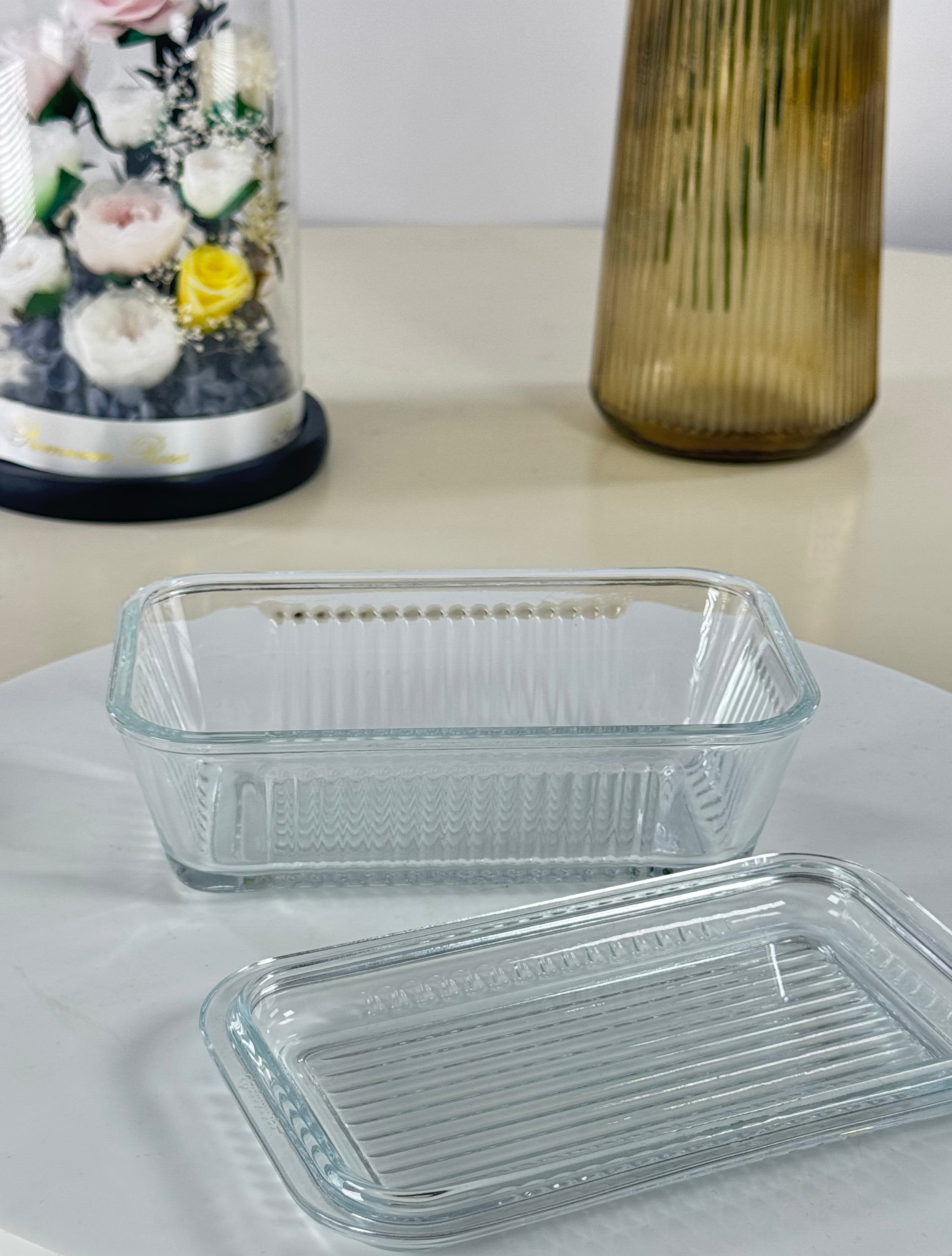 Beurrier transparent Bol brillant