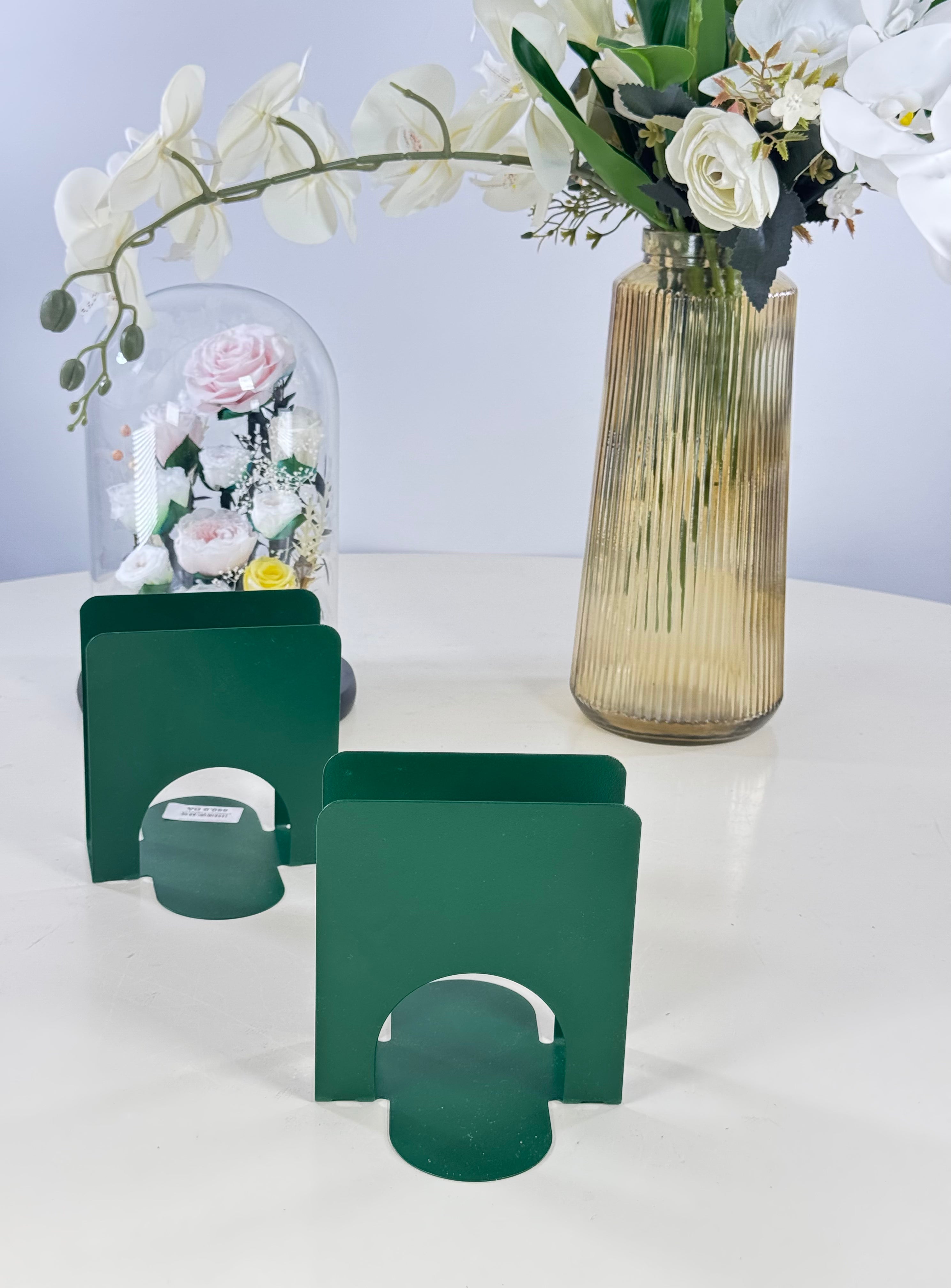 Porte-serviettes vert Bol brillant