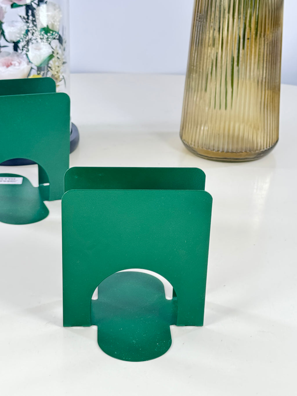 Porte-serviettes vert Bol brillant