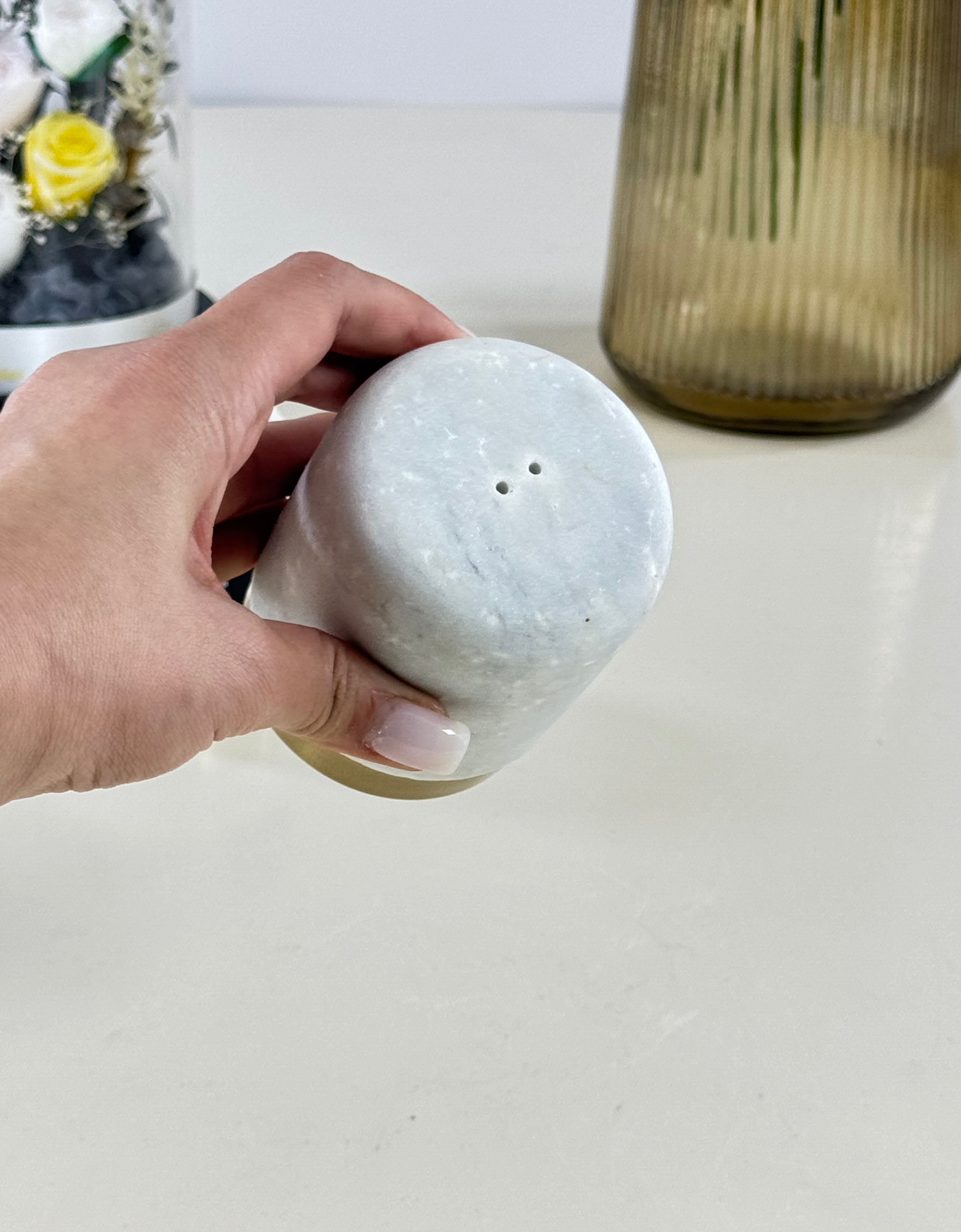 Salière &poivrière Bol brillant