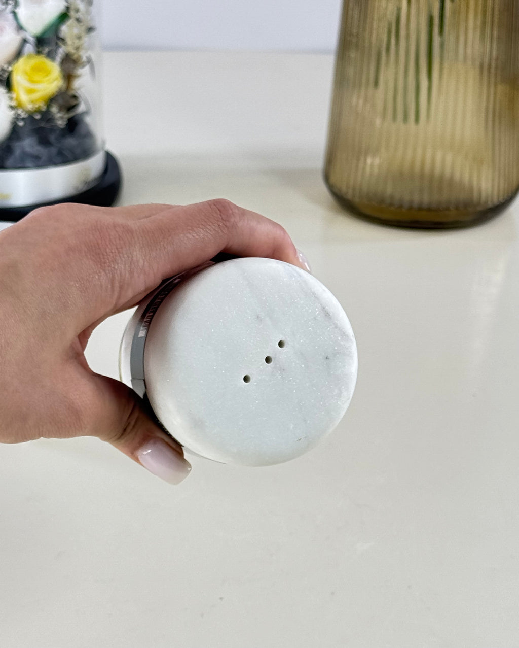 Salière &poivrière Bol brillant