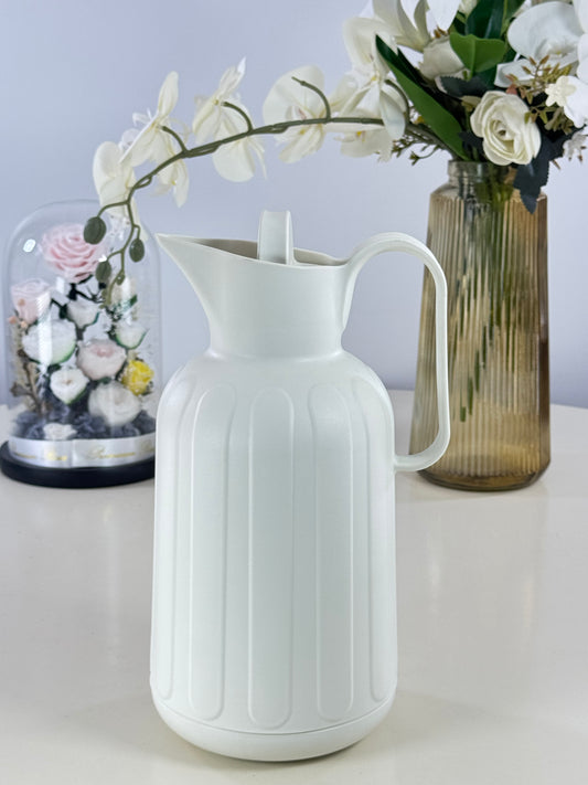 Thermos blanc mat Bol brillant
