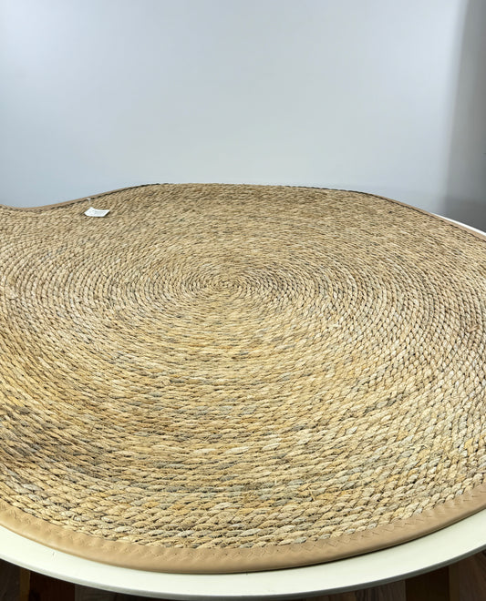 Tapis rond simple Bol brillant