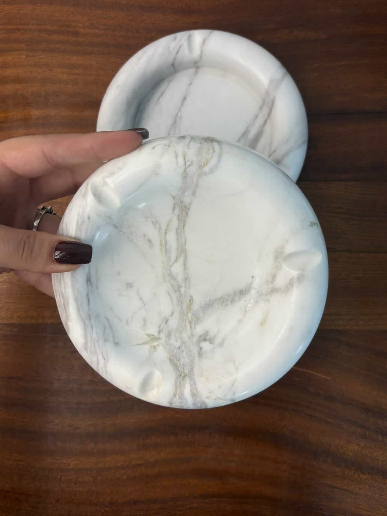 Cendrier en Marbre Blanc De SKIKDA