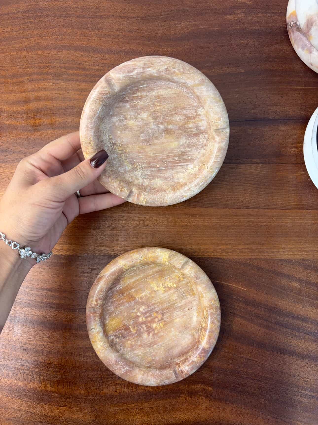 Cendrier en Marbre Marron De Constantine